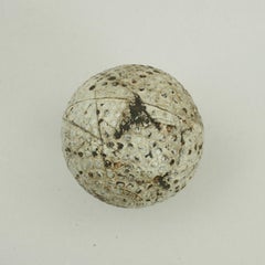 Antique Springvale Hawk Golf Ball, Bramble Pattern.