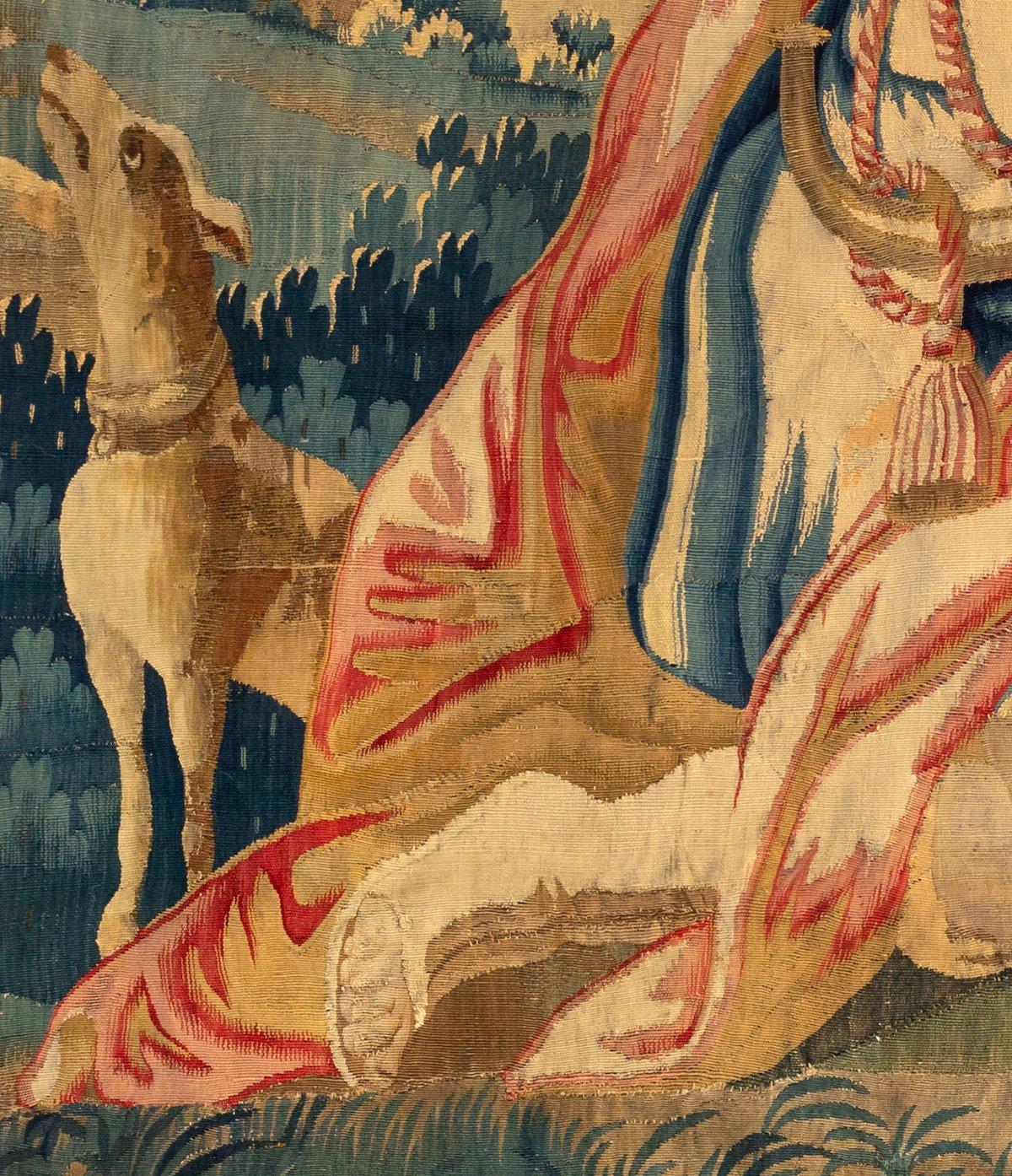 Tapestries were ubiquitous in the castles and churches of the late medieval and Renaissance eras. At a practical level, they provided a form of insulation and decoration that could be easily transported. In addition, the process of tapestry weaving,