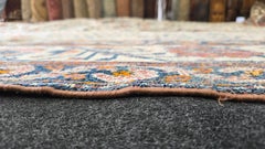 Antique Botanical Square Agra Rug