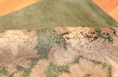 Antique Square French Art Deco Rug by Leleu