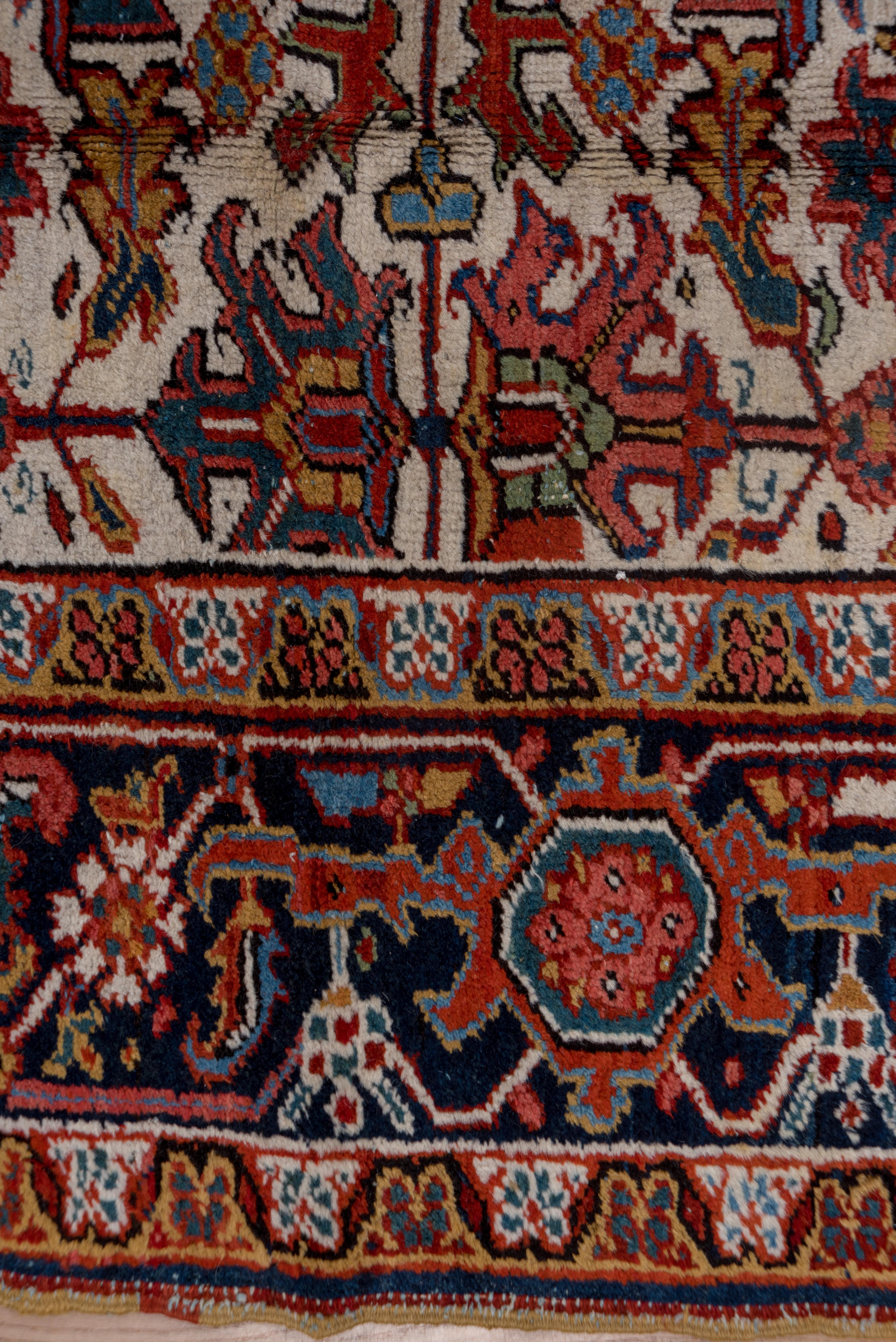 Persian Antique Square Heriz Carpet