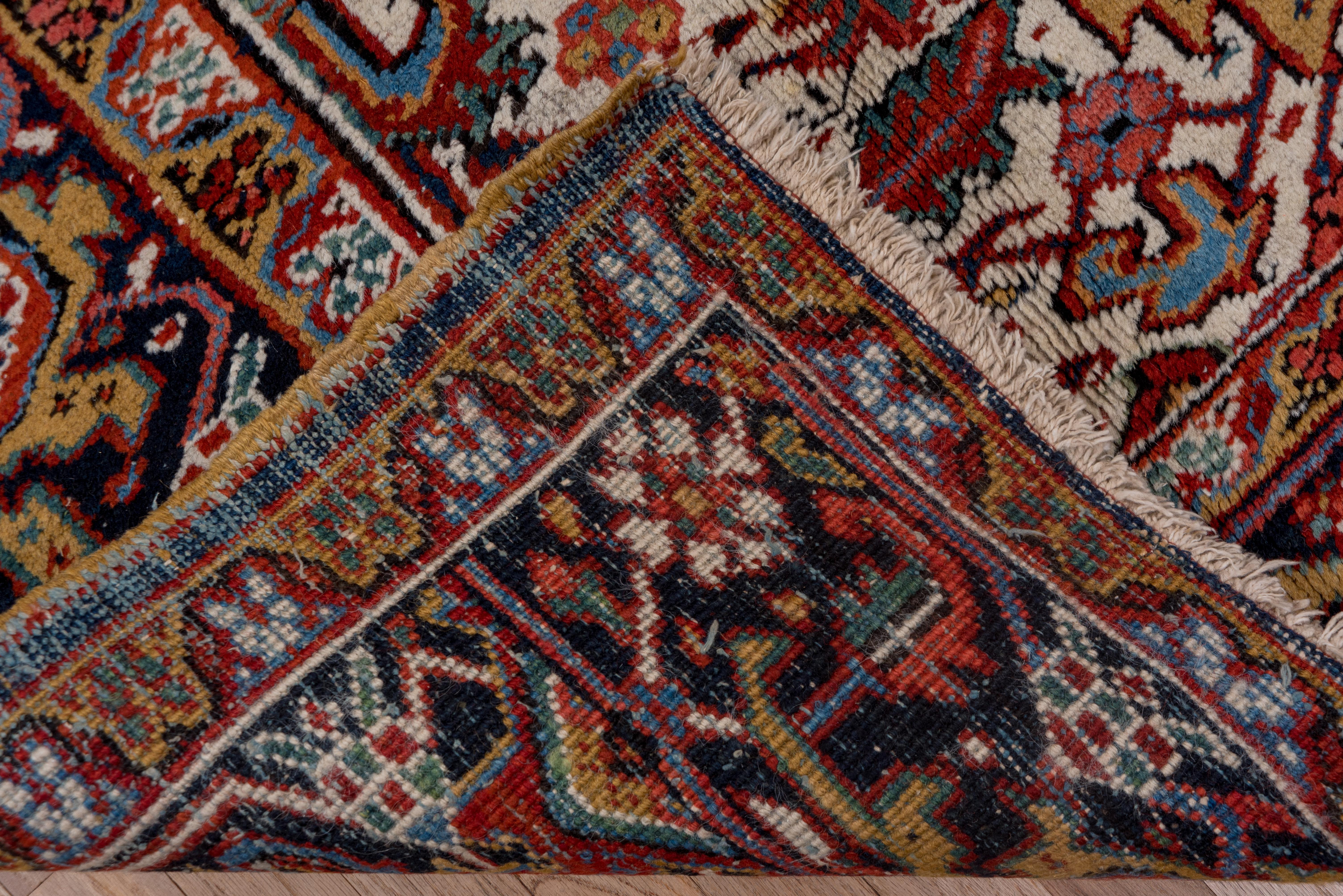 Antique Square Heriz Carpet In Good Condition In New York, NY