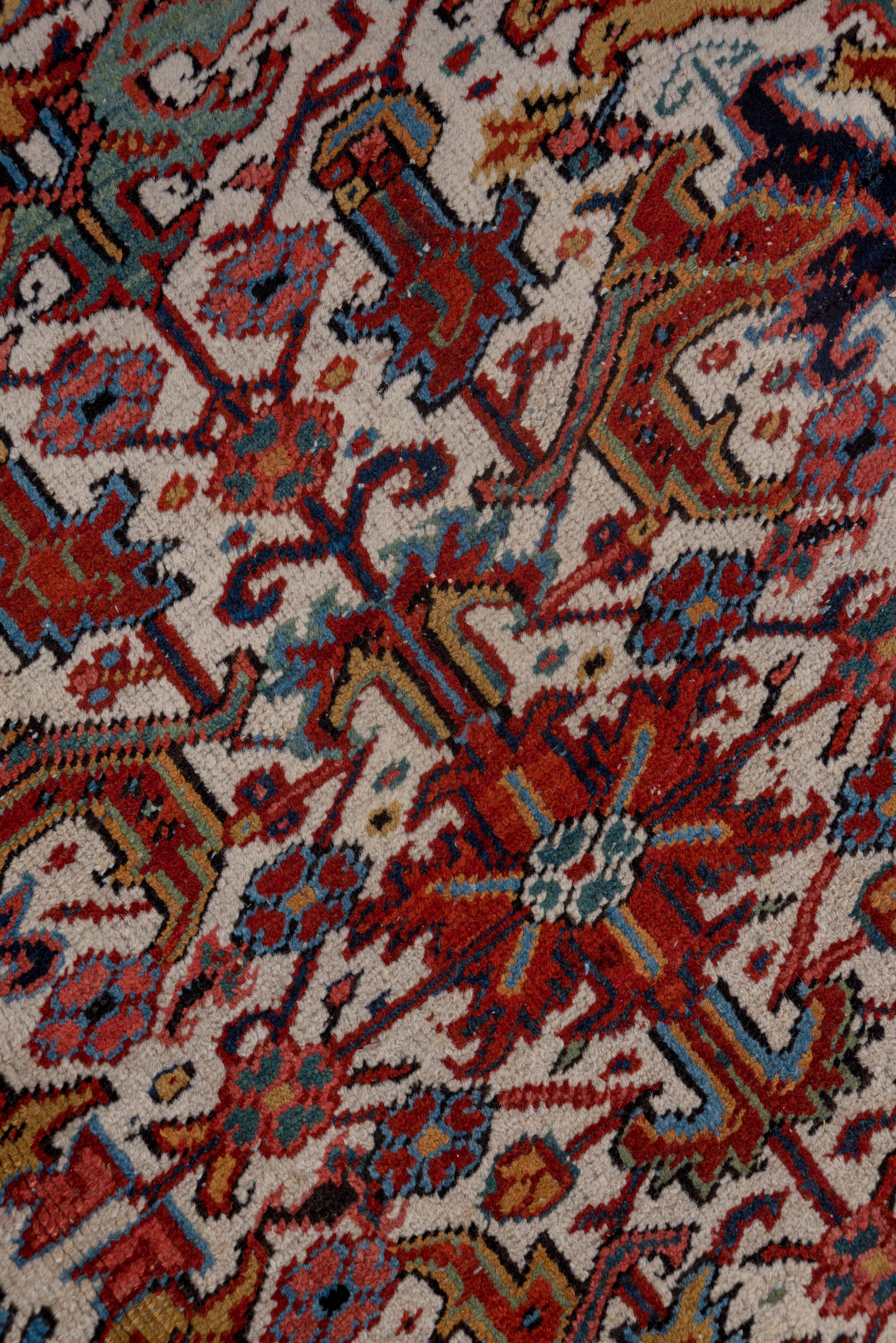 Wool Antique Square Heriz Carpet