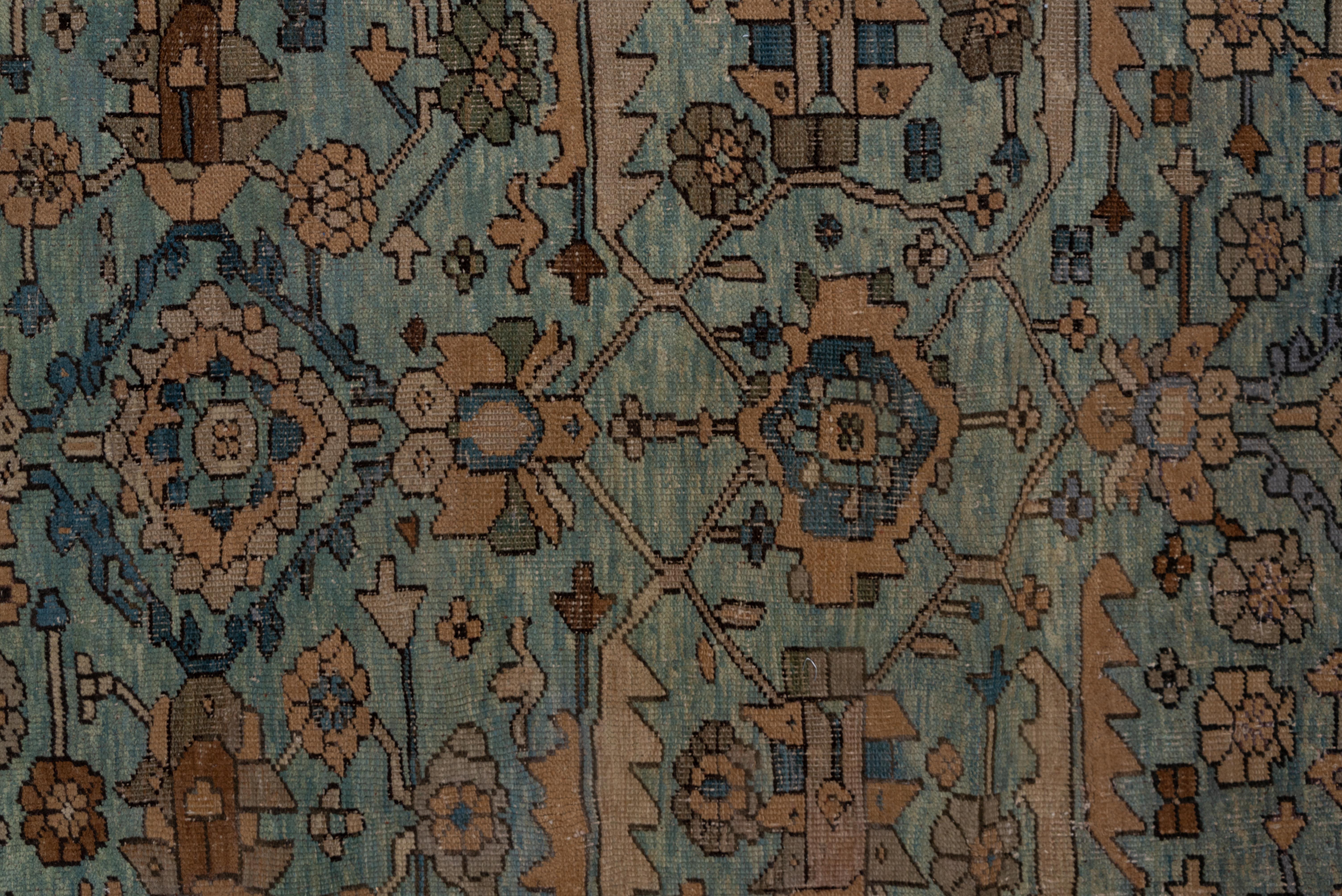 Heriz Serapi Antique Square Heriz Carpet, Oversized, circa 1900s For Sale