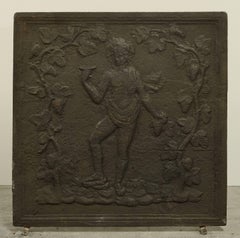 Antique Square Louis XVI Fireback