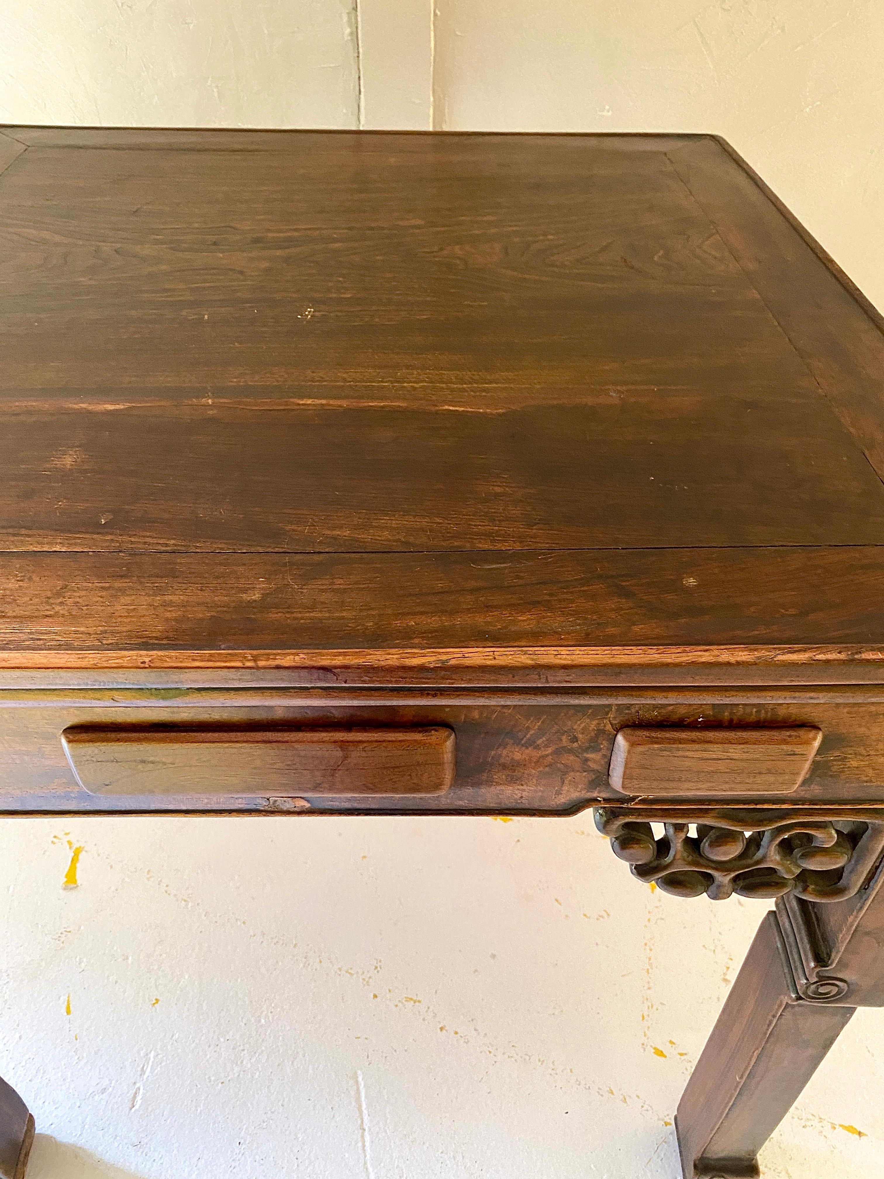 antique mahjong table