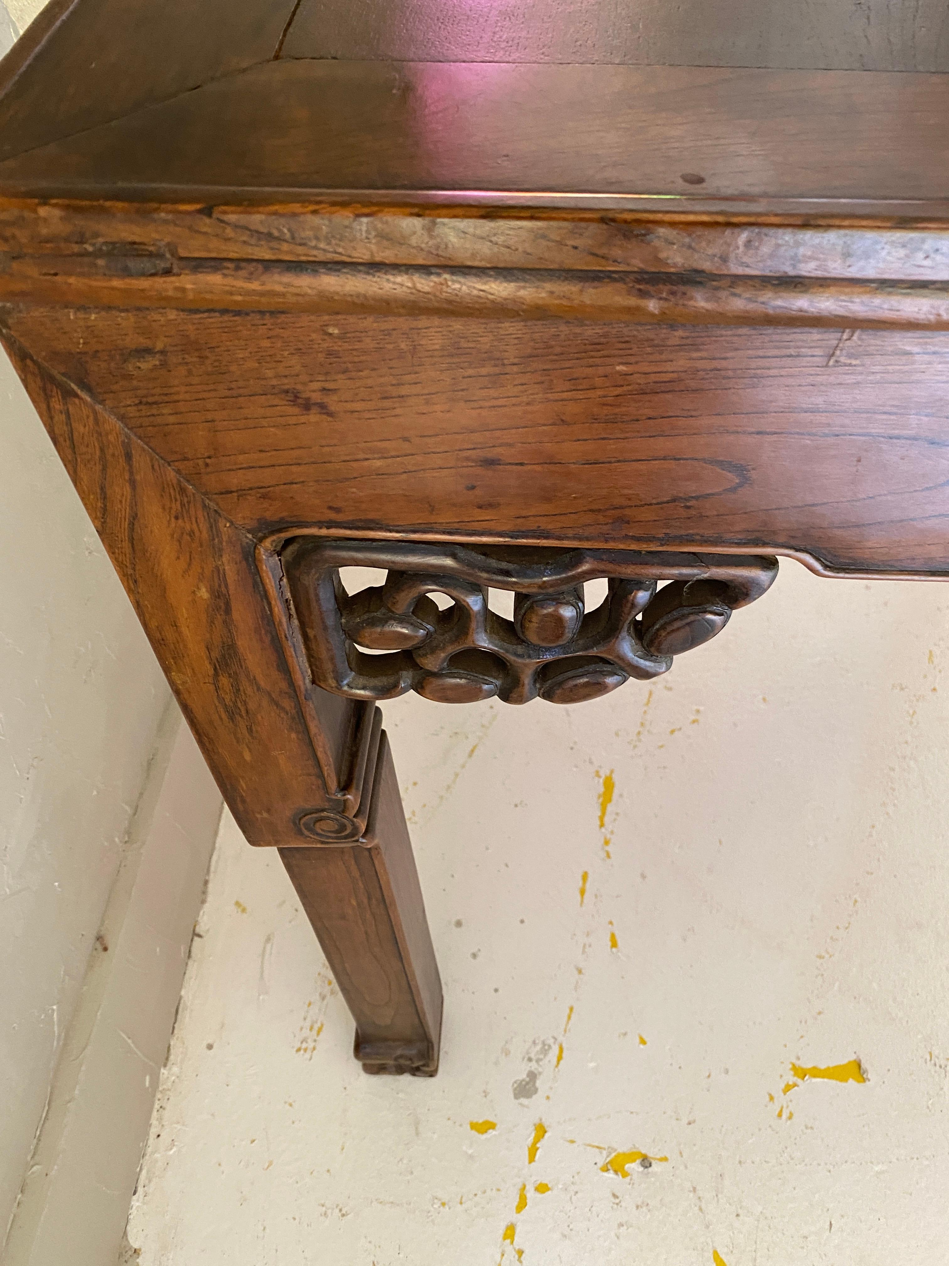 East Asian Antique Square Mahjong Table For Sale