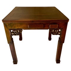 Antique Square Mahjong Table
