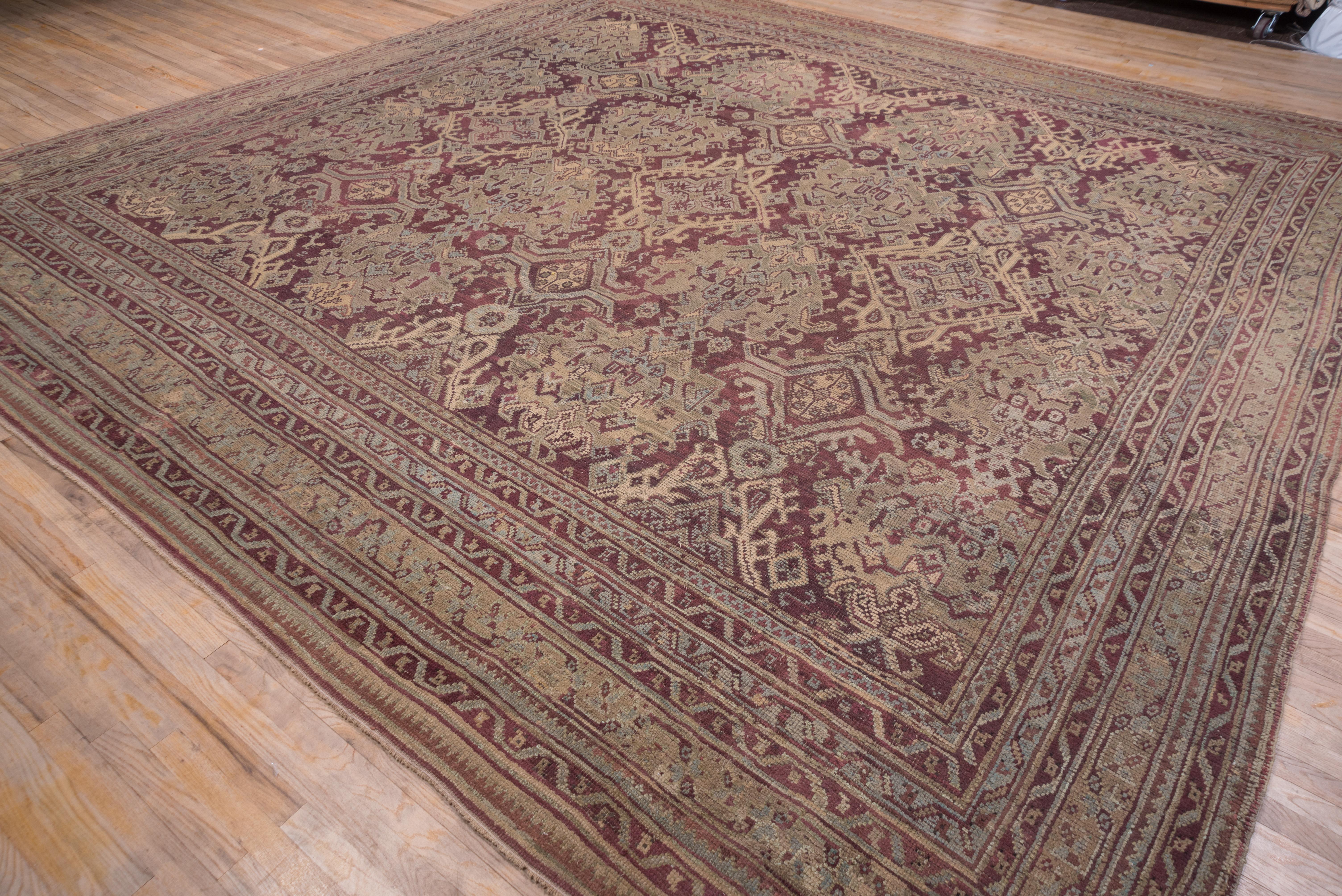 Antique Turkish Oushak Carpet, circa 1900s For Sale 4