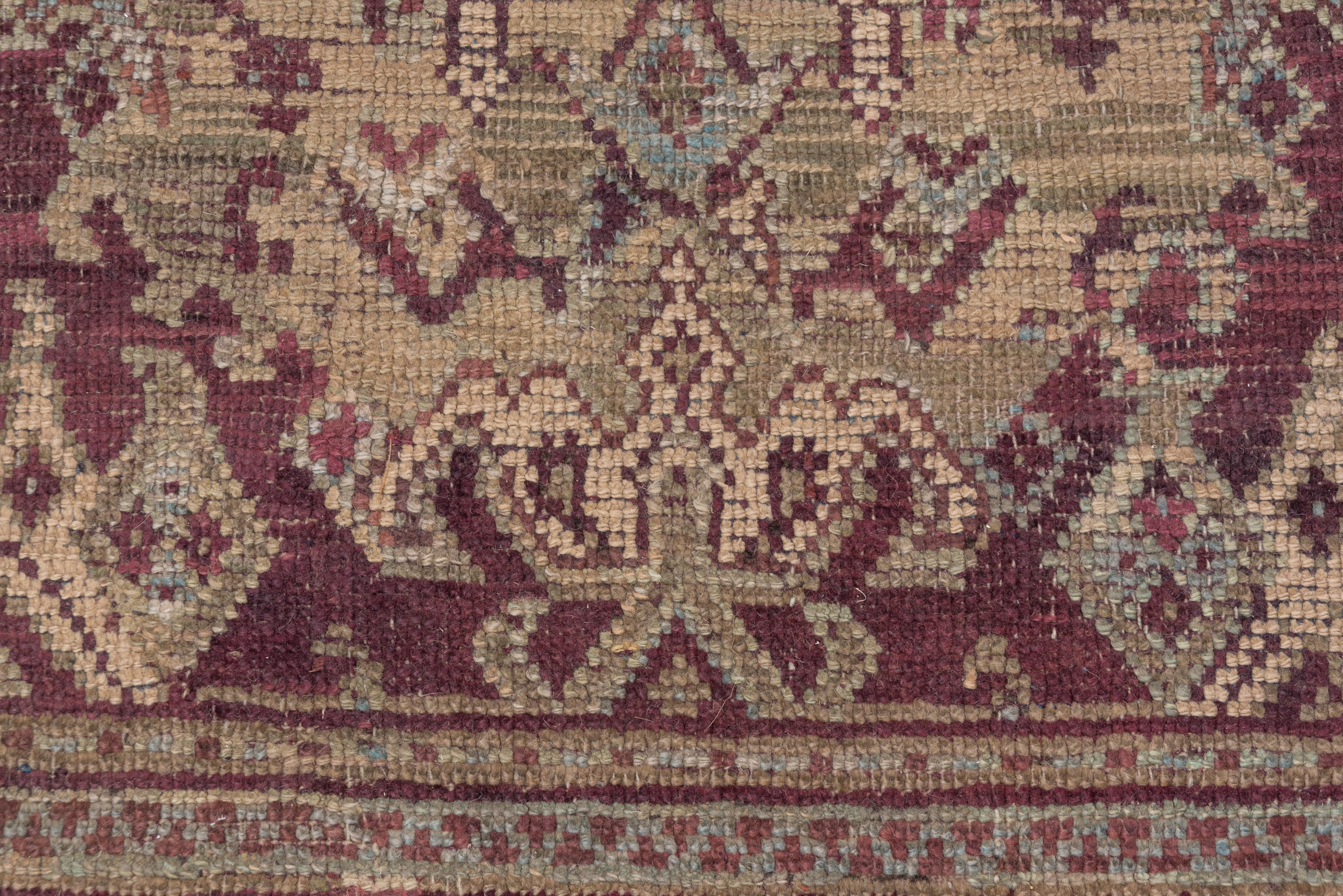 Wool Antique Turkish Oushak Carpet, circa 1900s For Sale