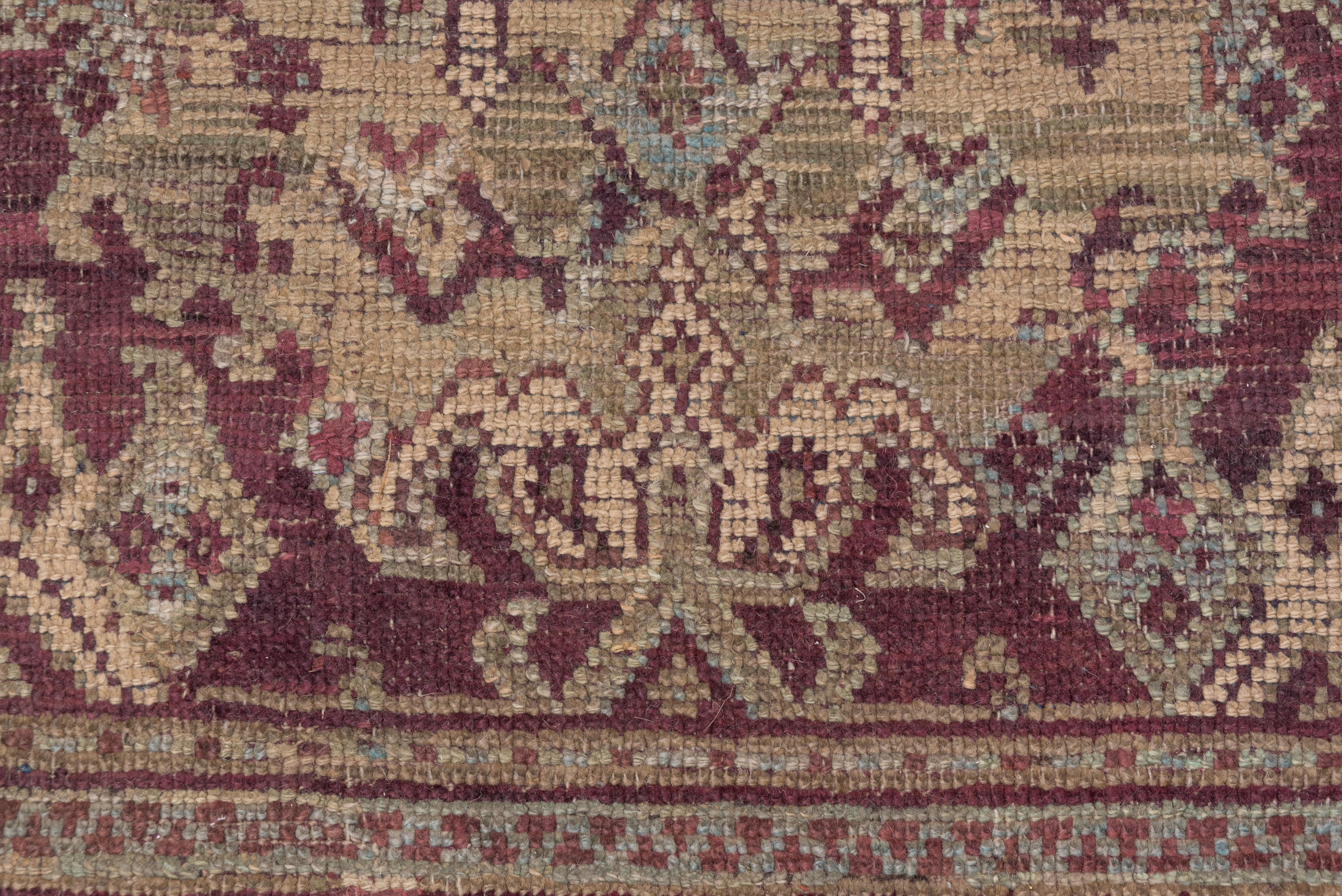 Antiker türkischer Oushak-Teppich, um 1900 (20. Jahrhundert) im Angebot