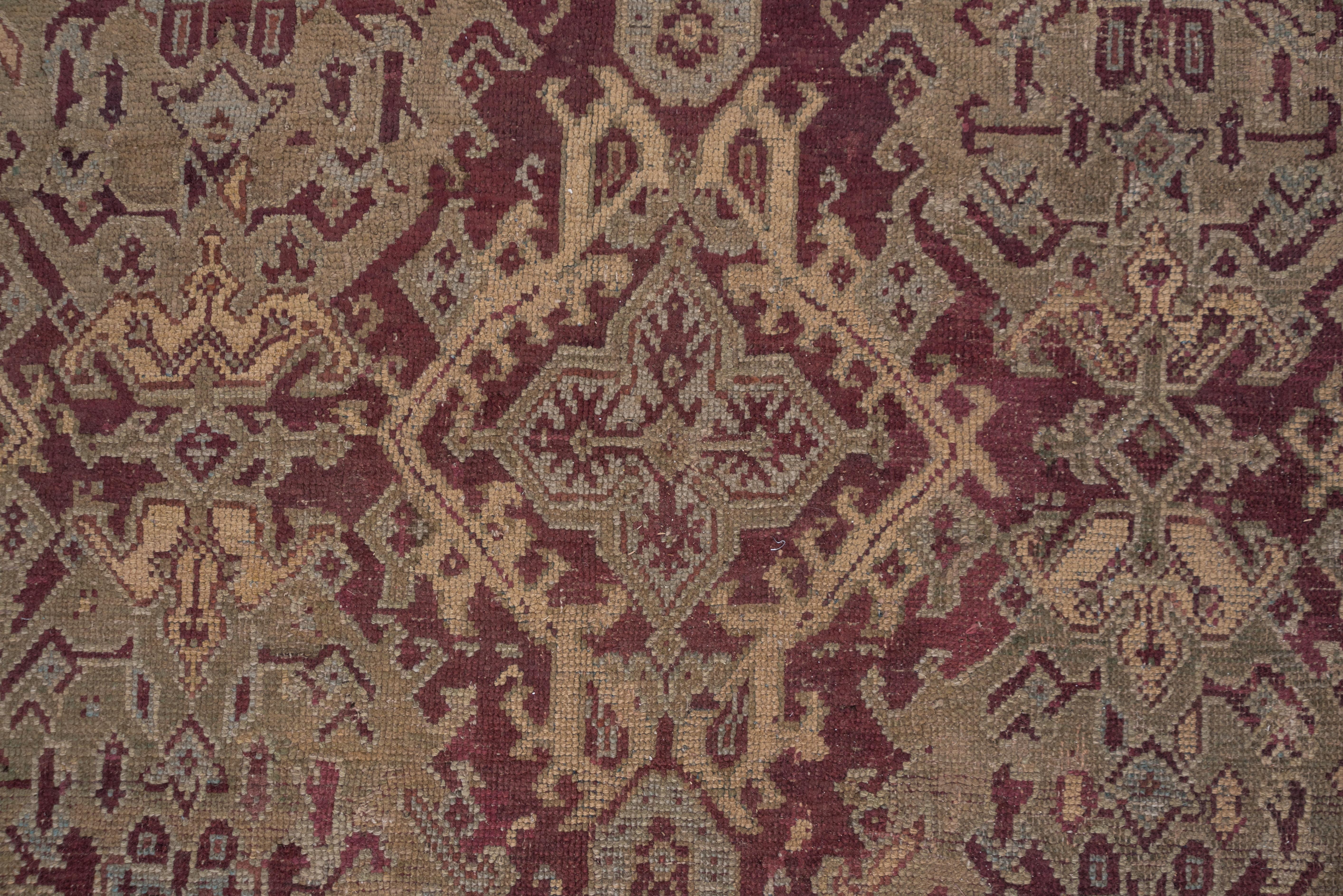 Antique Turkish Oushak Carpet, circa 1900s For Sale 1