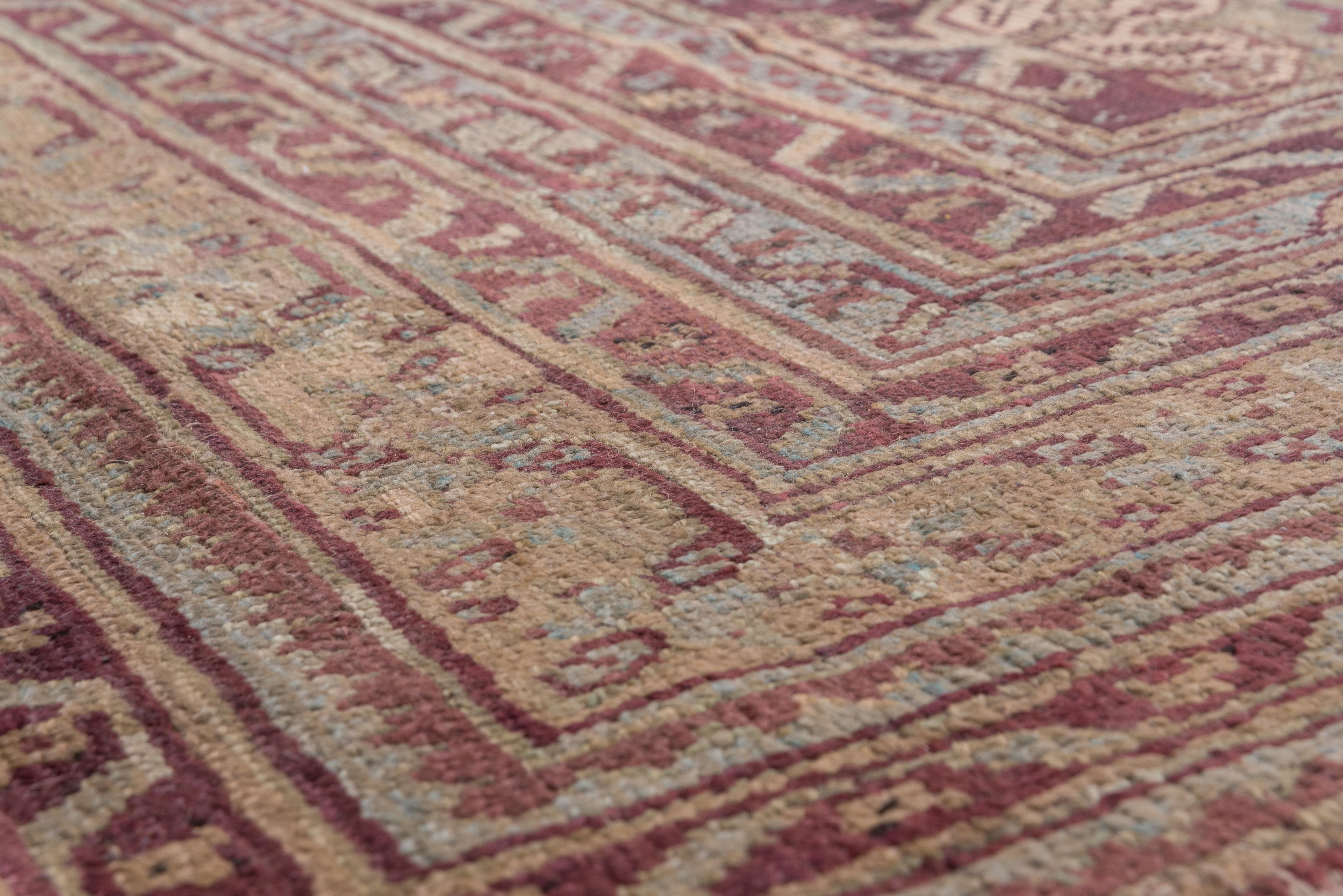 Antiker türkischer Oushak-Teppich, um 1900 im Angebot 2