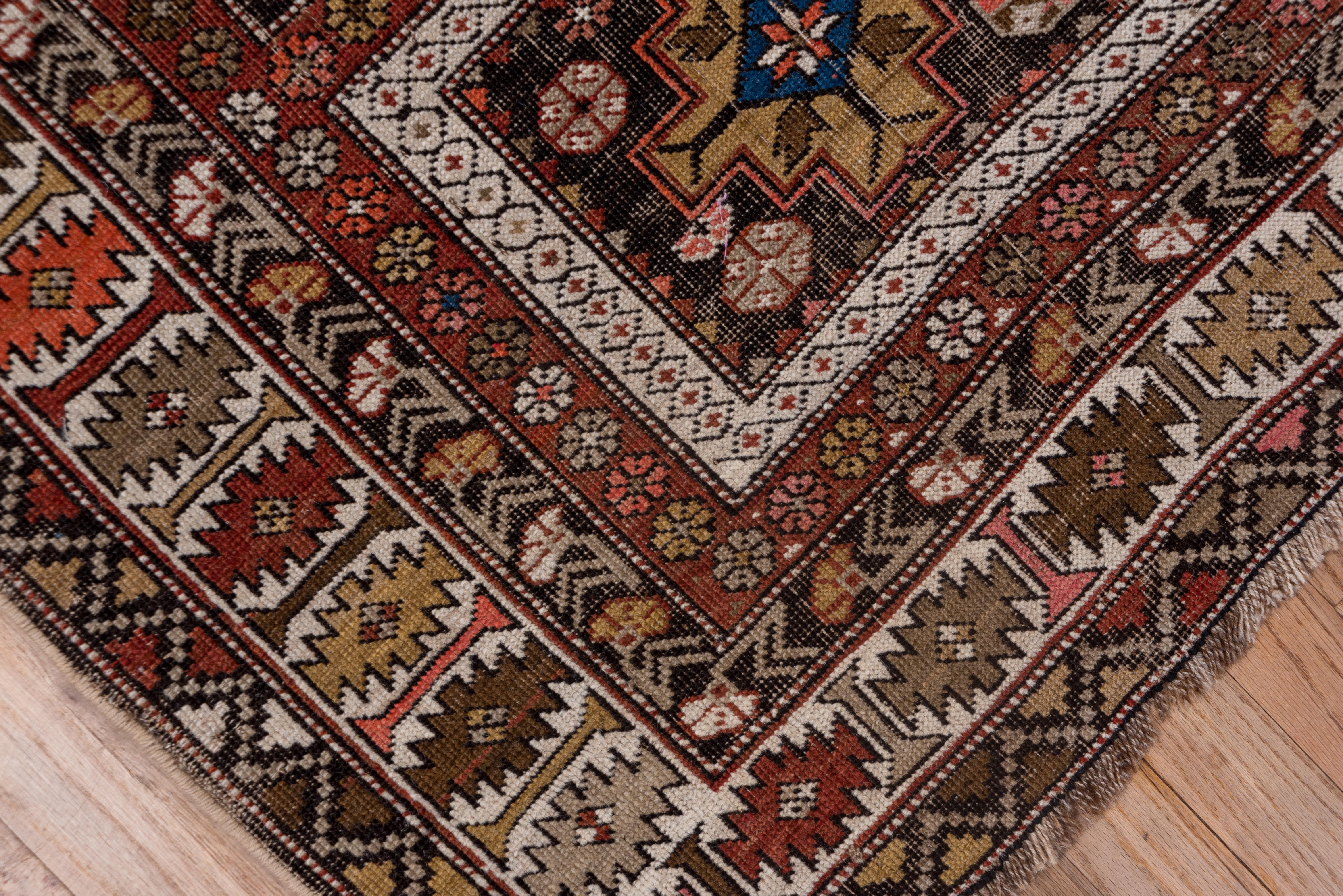 Hand-Knotted Antique Square Shirvan Rug