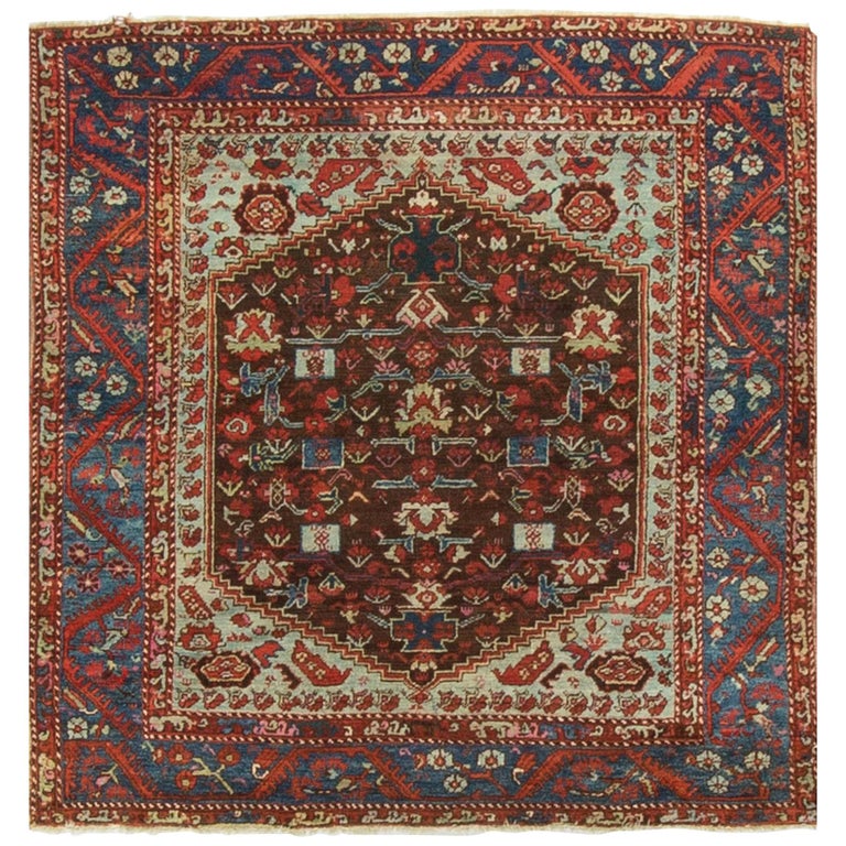 Antique Square Turkish Kula Rug, circa 1890 For Sale at 1stDibs