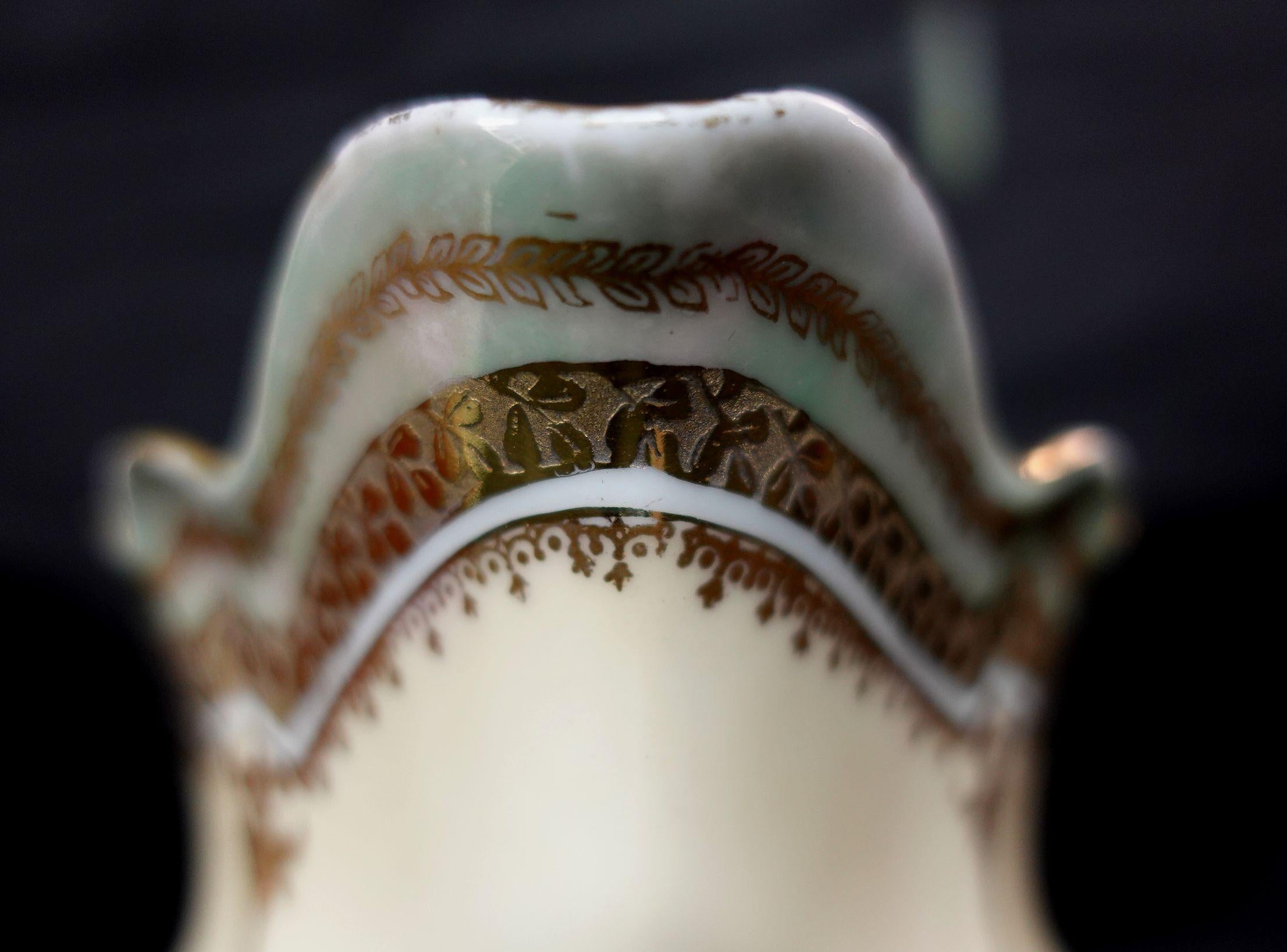 Grande carafe ancienne en porcelaine allemande S&T RS, #Ric00031 en vente 2