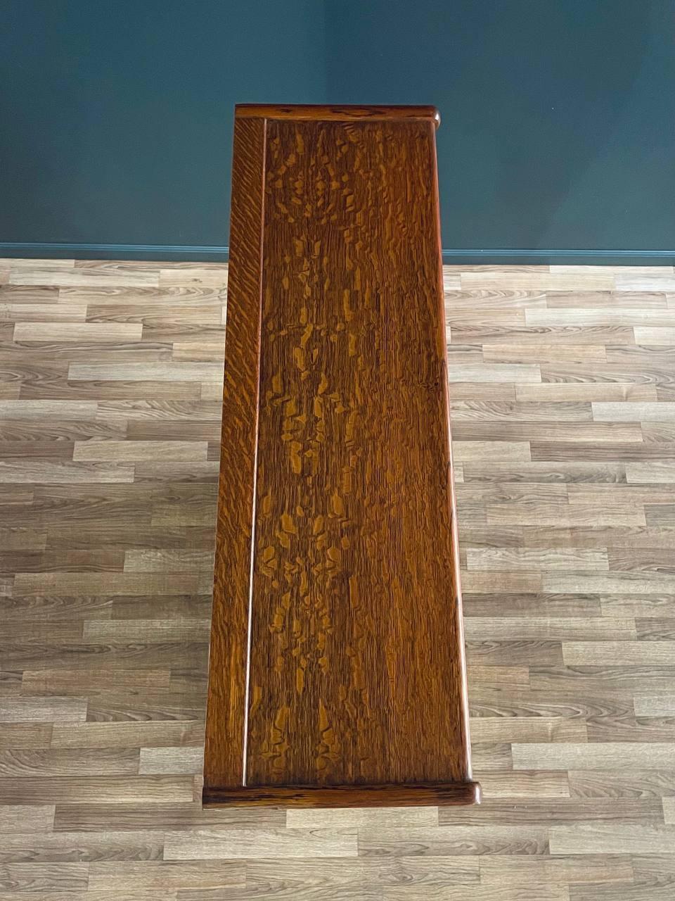 Mid-20th Century Antique Stackable Barristers Oak & Glass 4-Tier Bookcase by The Globe-Wernicke