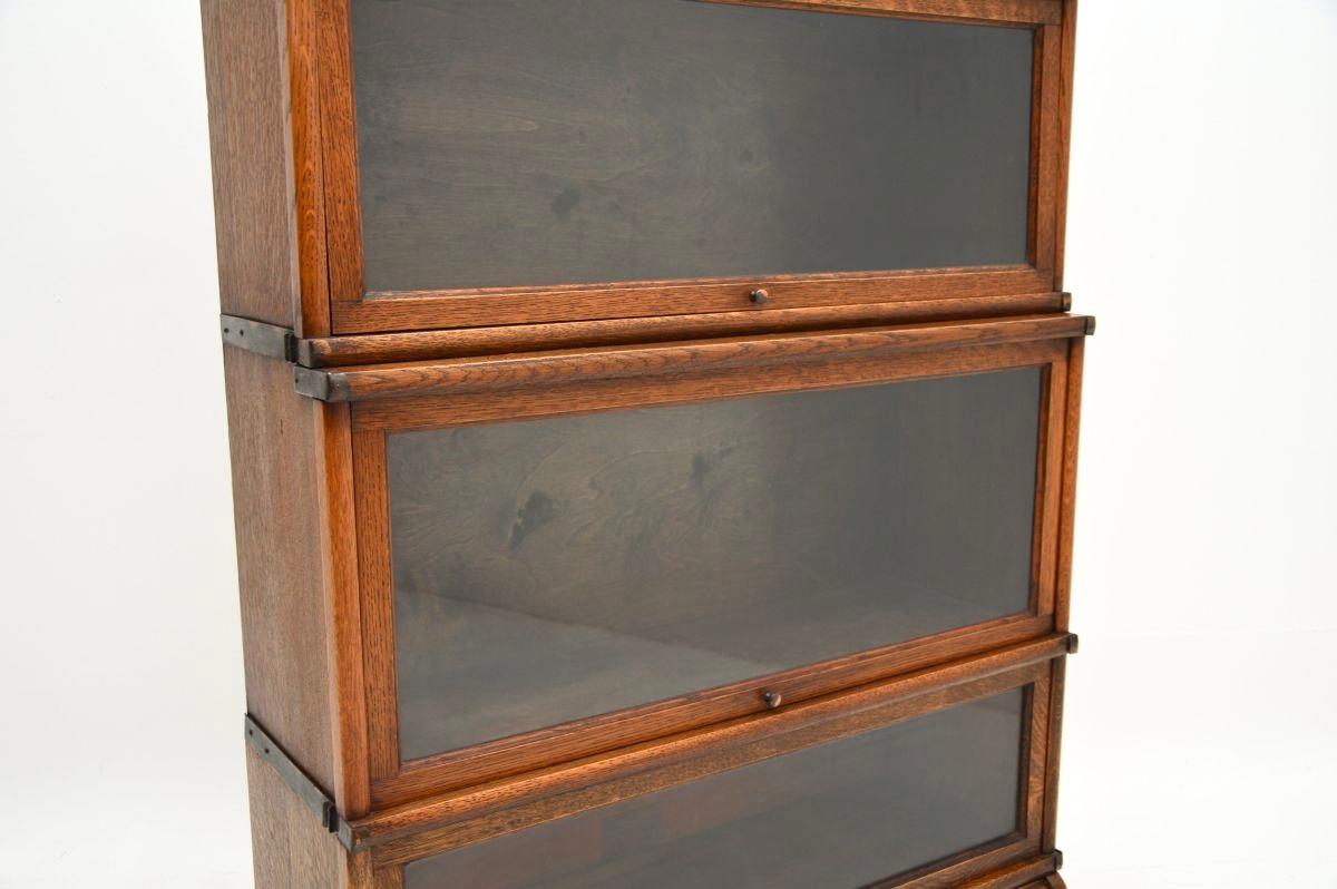 Antique Stacking Globe Wernicke Bookcase in Oak 4
