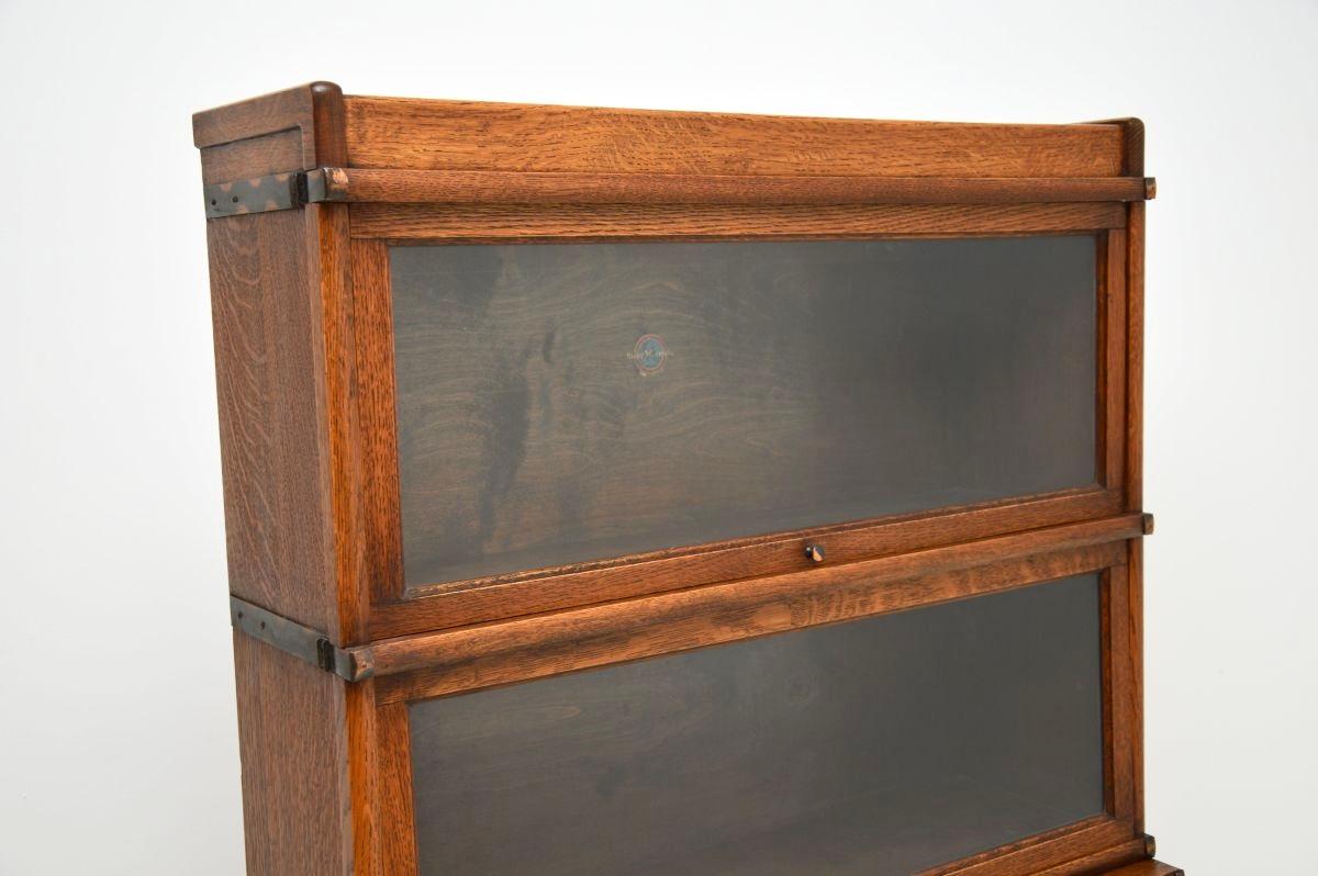 Antique Stacking Globe Wernicke Bookcase in Oak 3