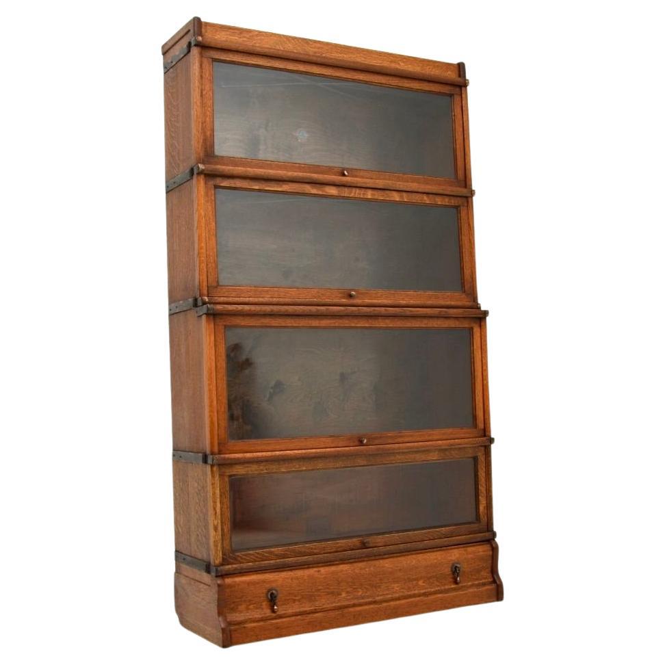 Antique Stacking Globe Wernicke Bookcase in Oak