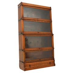 Antique Stacking Globe Wernicke Bookcase in Oak