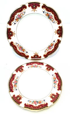 Antique Staffordshire Dinnerware Set of 18 Pieces by Thomas Hughes & Son