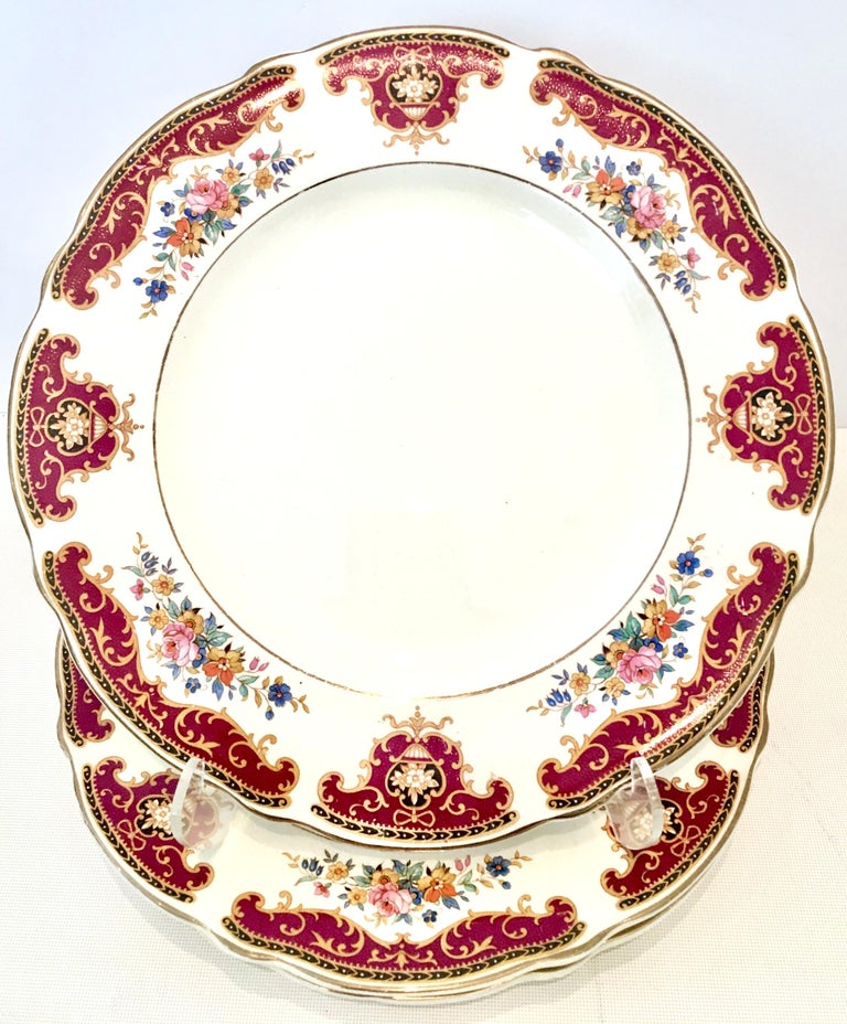 Antique Staffordshire Dinnerware S/18 Pieces by Thomas Hughes and Son at 1stDibs