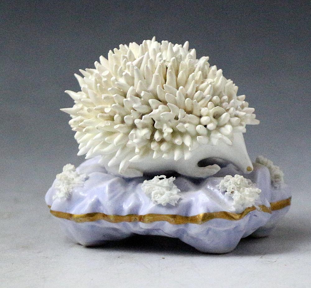 English Antique Staffordshire Figure of a Hedgehog, Early 19th Century, England For Sale