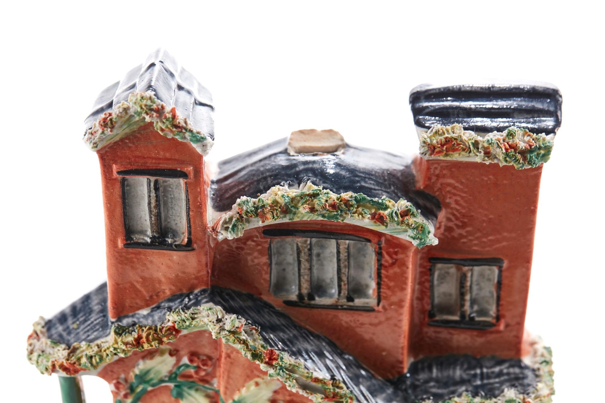 Cabaña antigua de fondo plano de Staffordshire, hacia 1880 en Excelente estado para la venta en Suffolk, GB