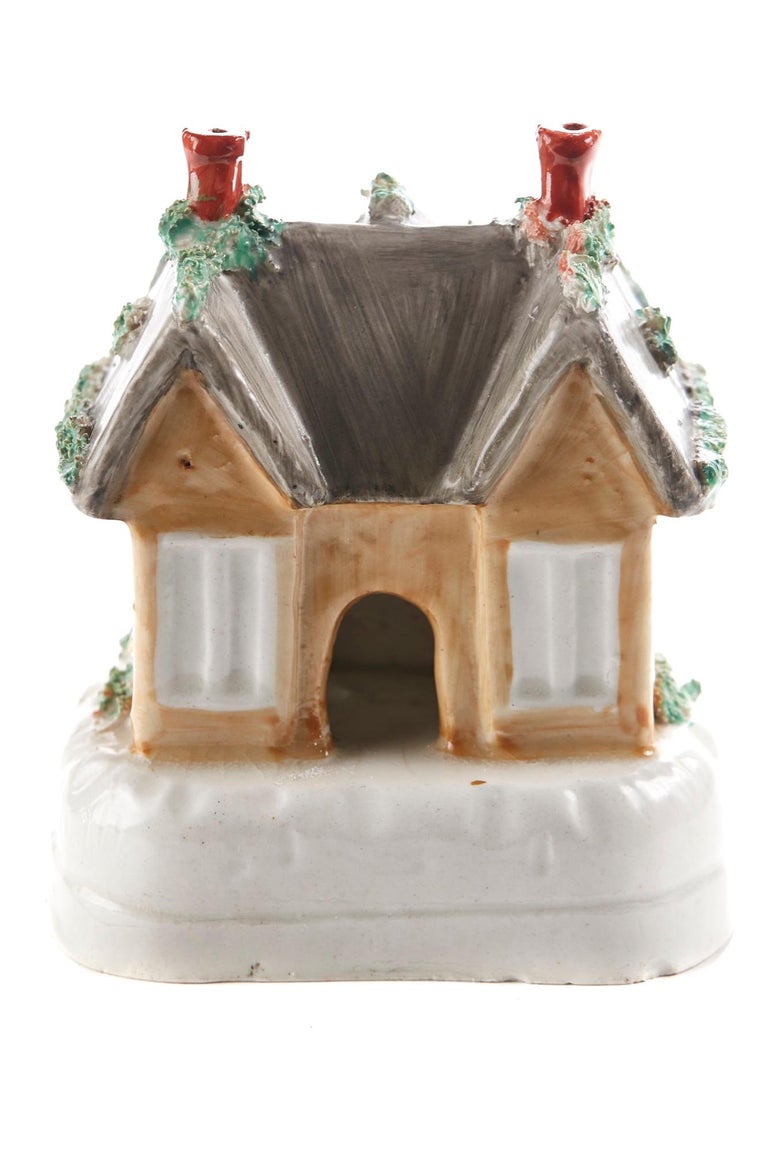 Antique Staffordshire Miniature Cottage at 1stDibs