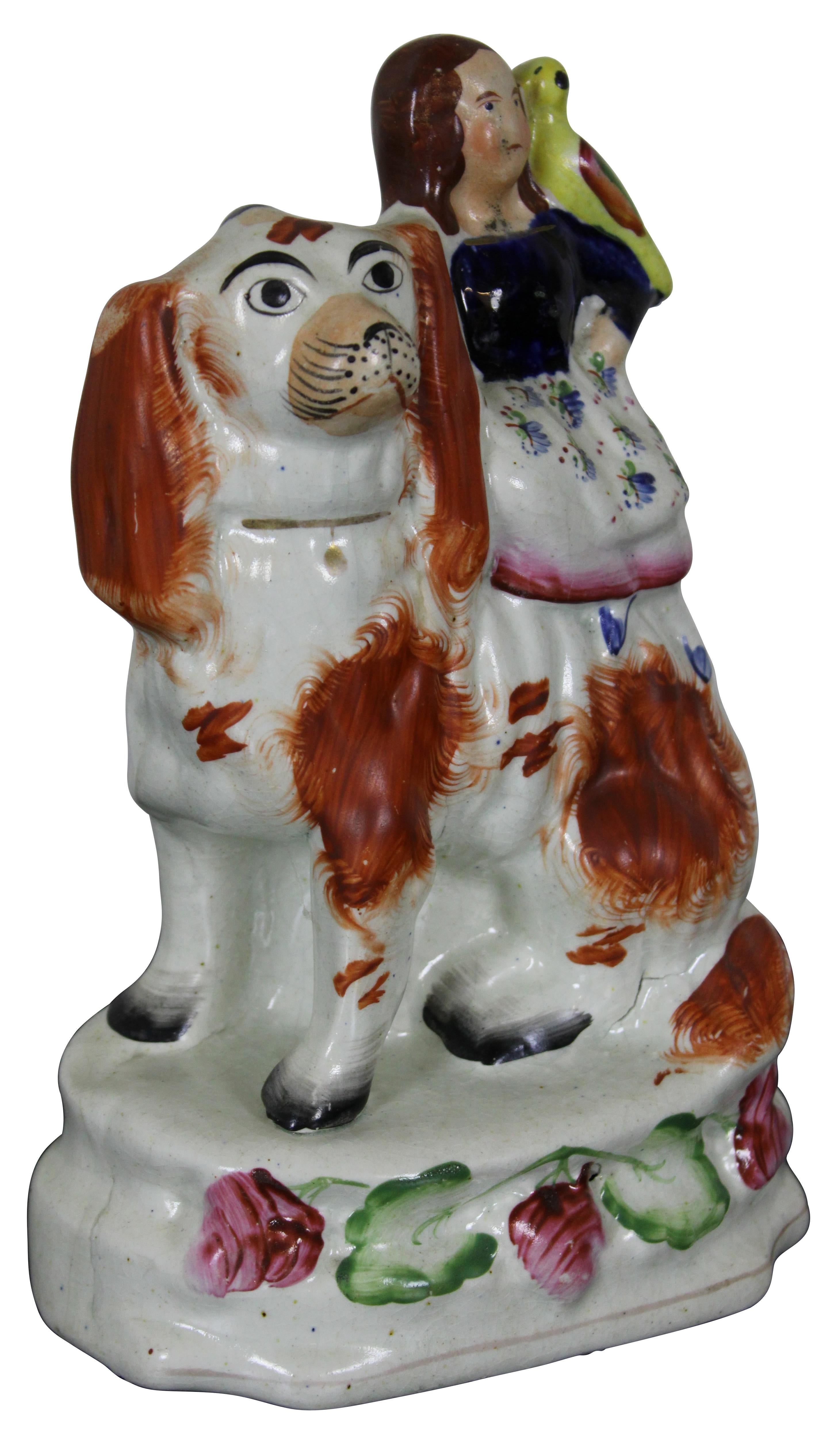 chien en porcelaine ancien