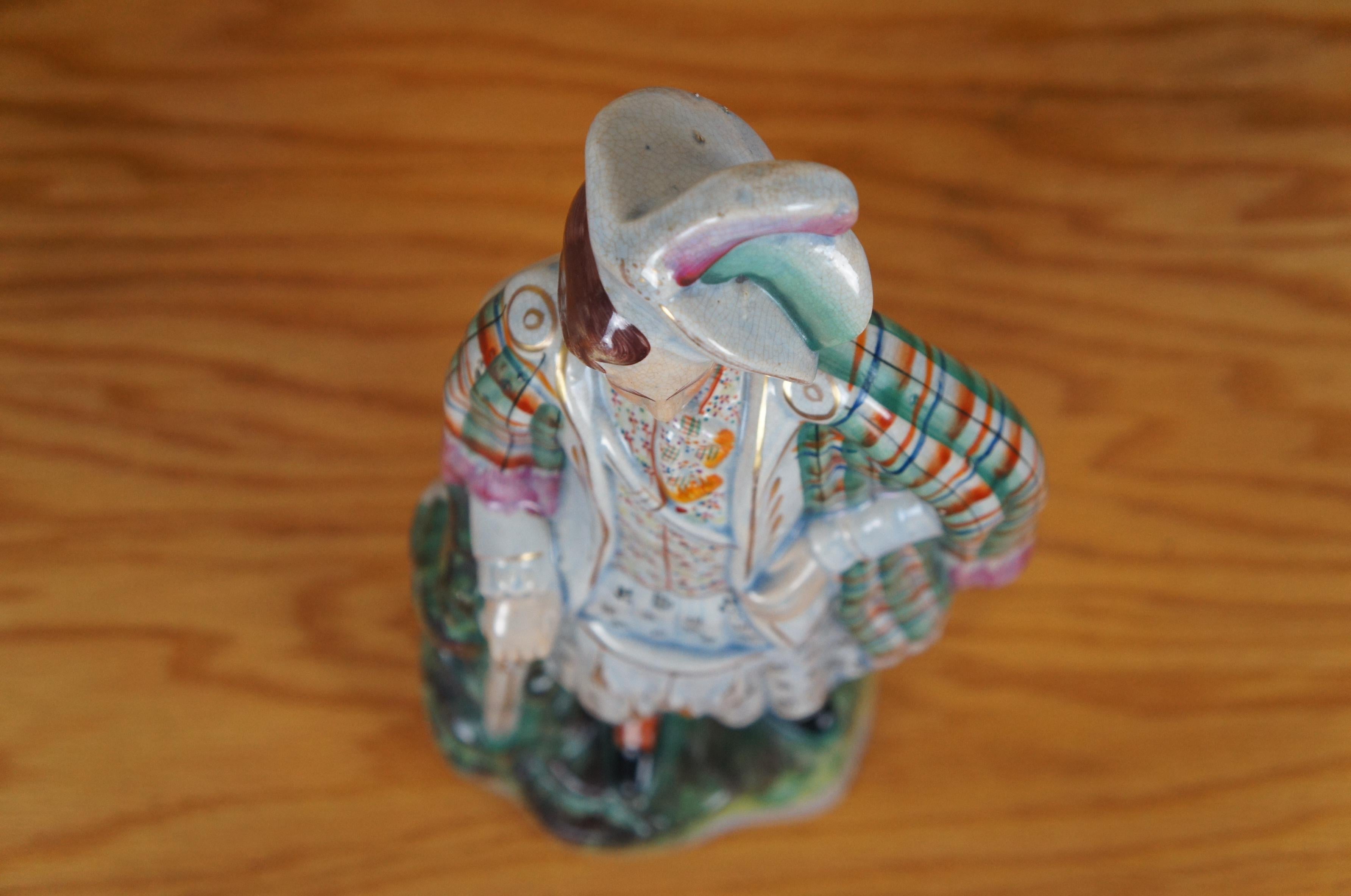 Antique Staffordshire Porcelain Robert the Bruce King of Scotland Figurine 15
