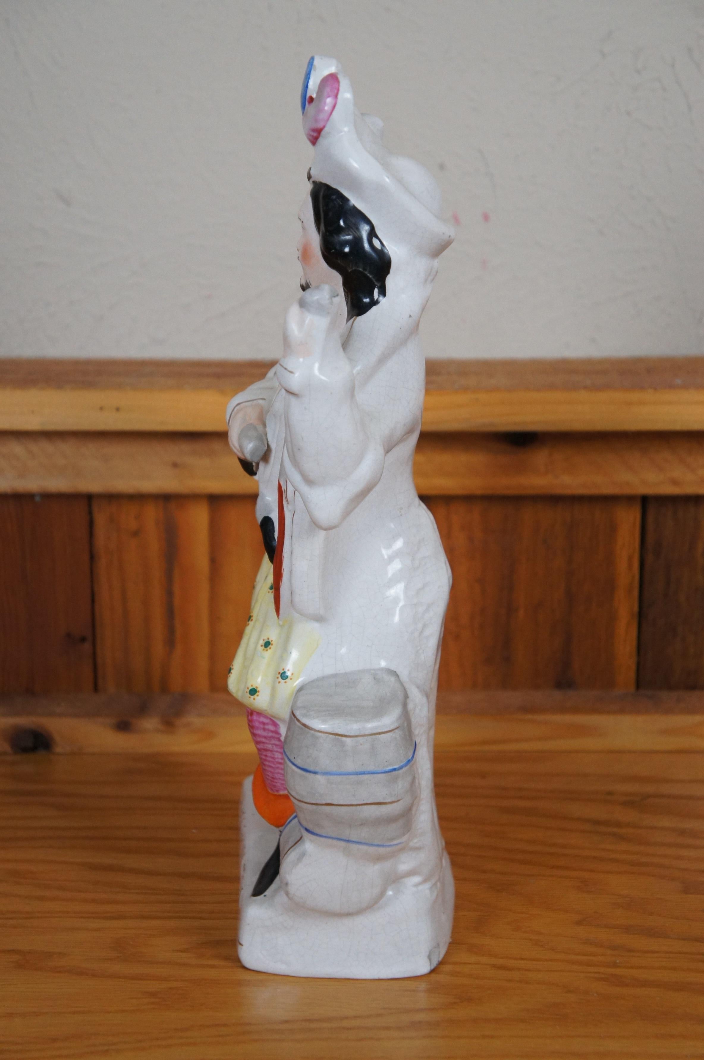 Porcellana Antico Staffordshire in porcellana Will Watch The Bold Smuggler Figurine 16