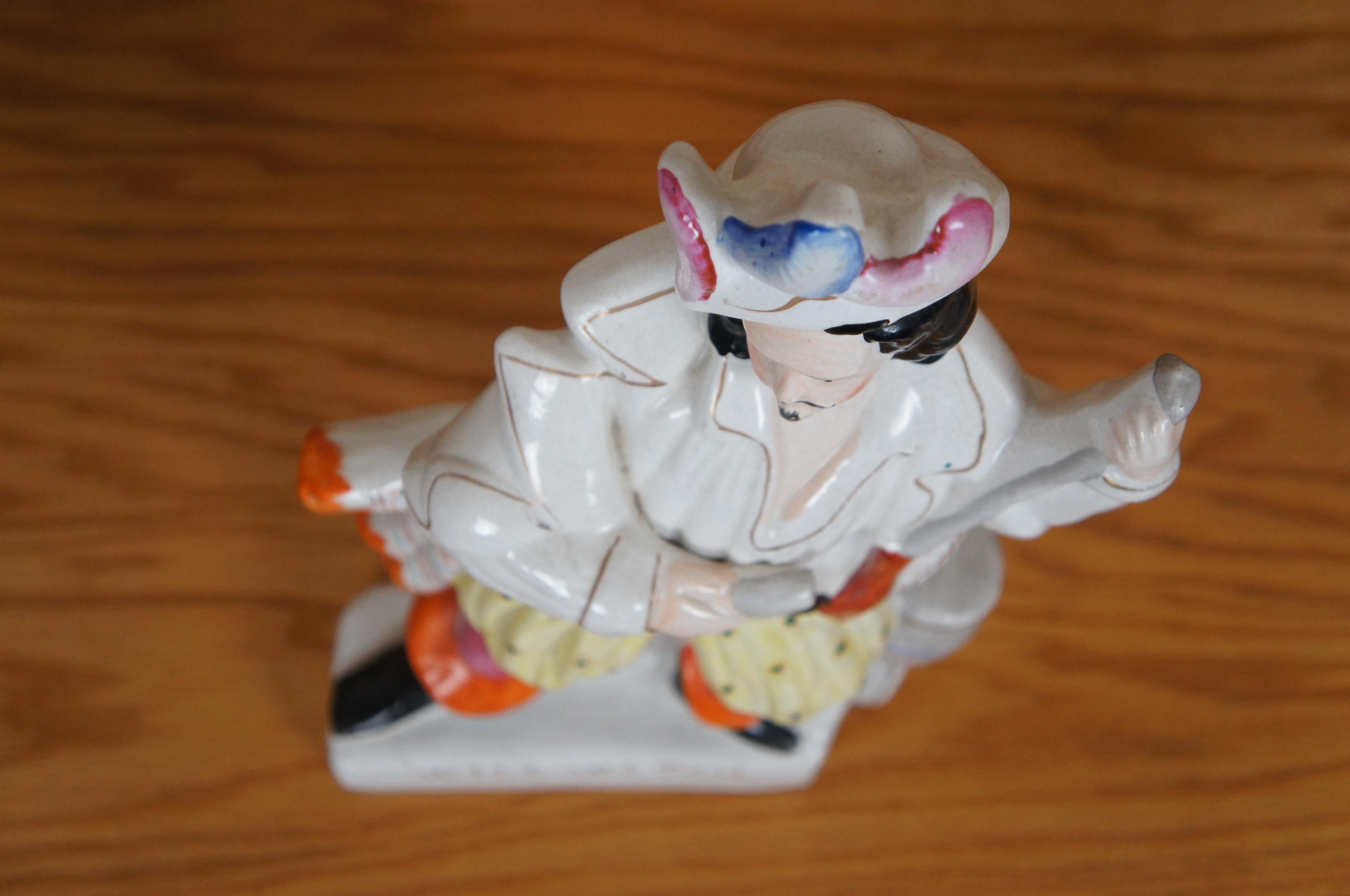 Antico Staffordshire in porcellana Will Watch The Bold Smuggler Figurine 16