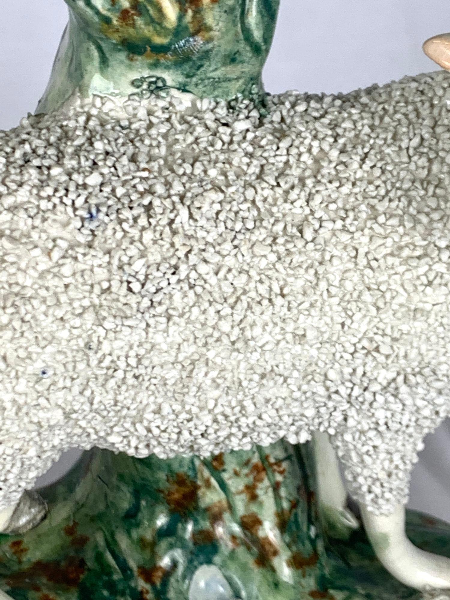 Country Antique Staffordshire Pottery Sheep England Circa 1860