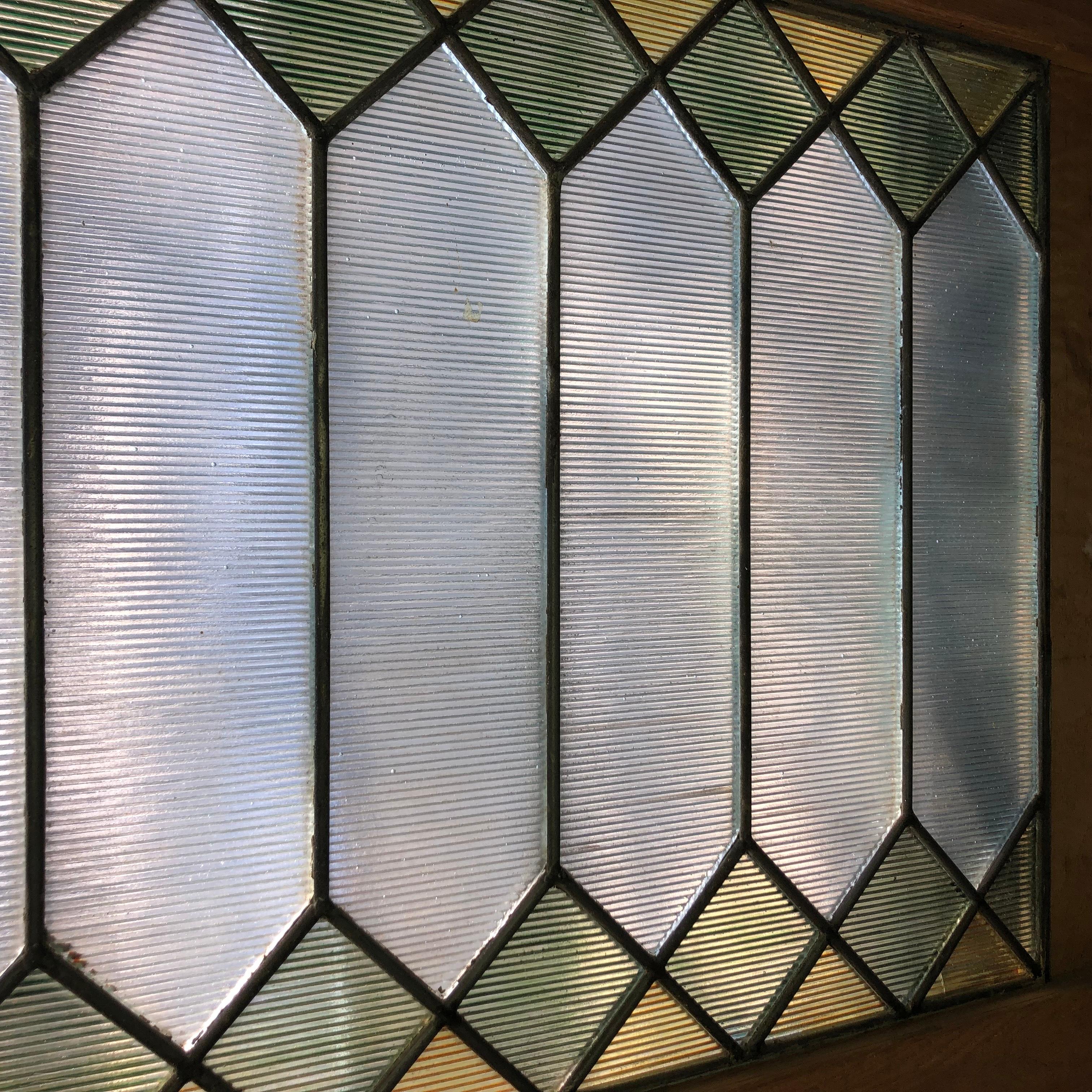 Vetro colorato Traversa antica in vetro Stained Glass 54