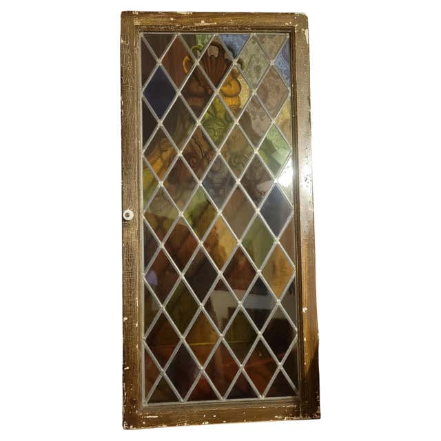 3 Panel Stained Glass Window 44
