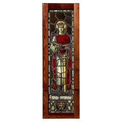 Antikes Buntglasfenster des Heiligen Edmund