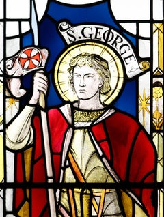 Vitrail ancien de Saint-Gérard