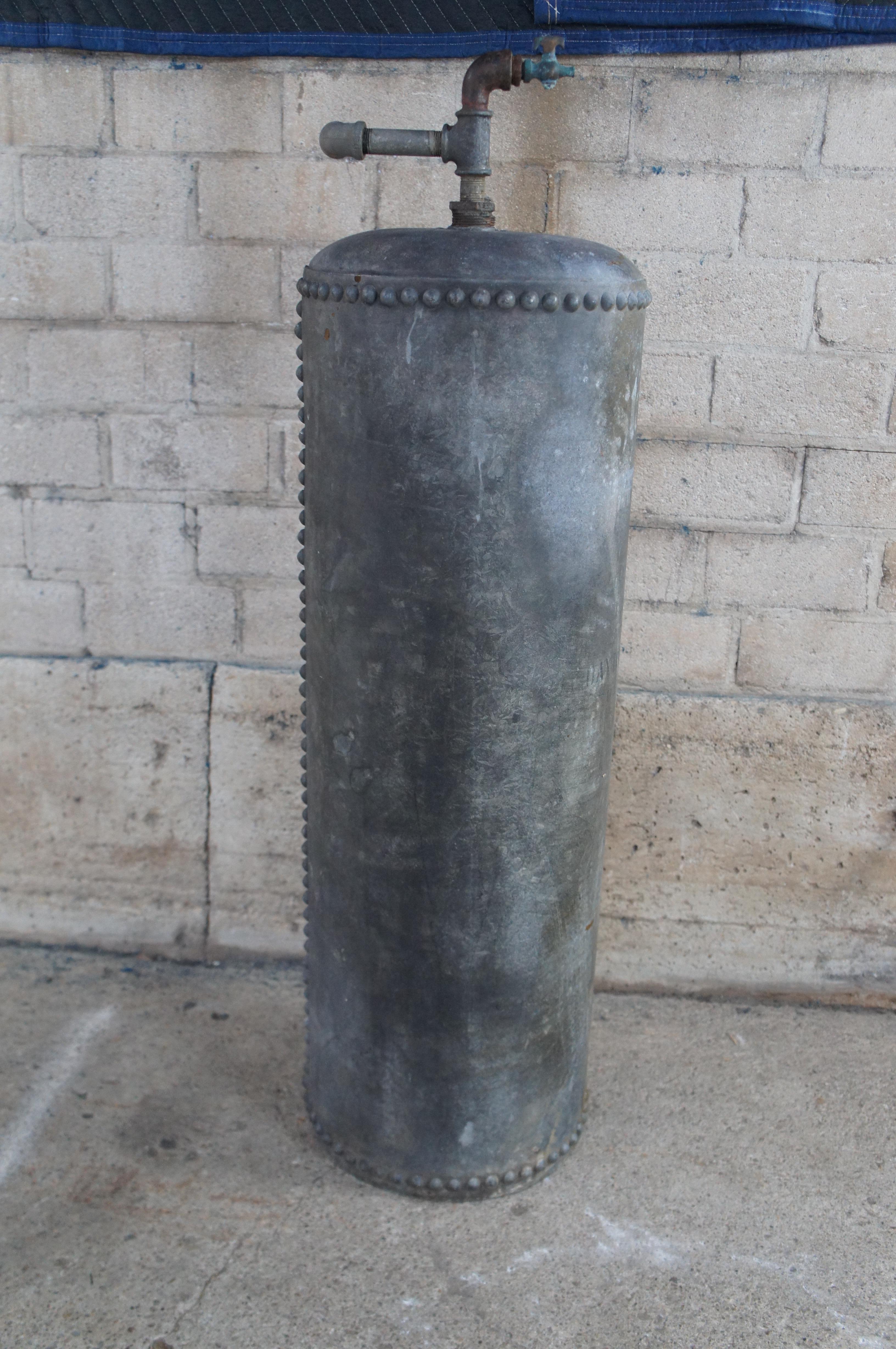Antique Standard Industrial Copper Steam Water Heater Tank Dayton Ohio 43