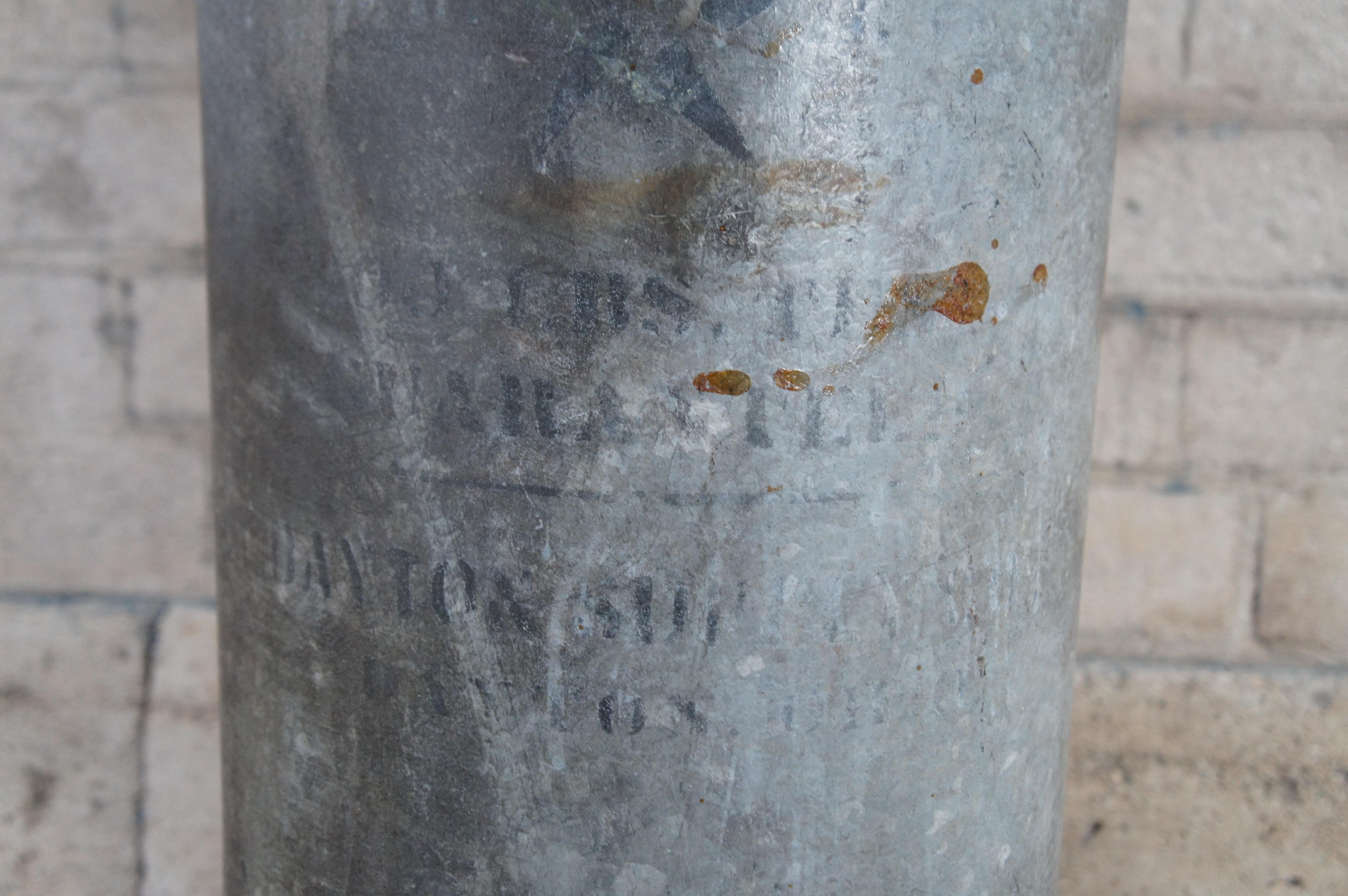 Antique Standard Industrial Copper Steam Water Heater Tank Dayton Ohio 43