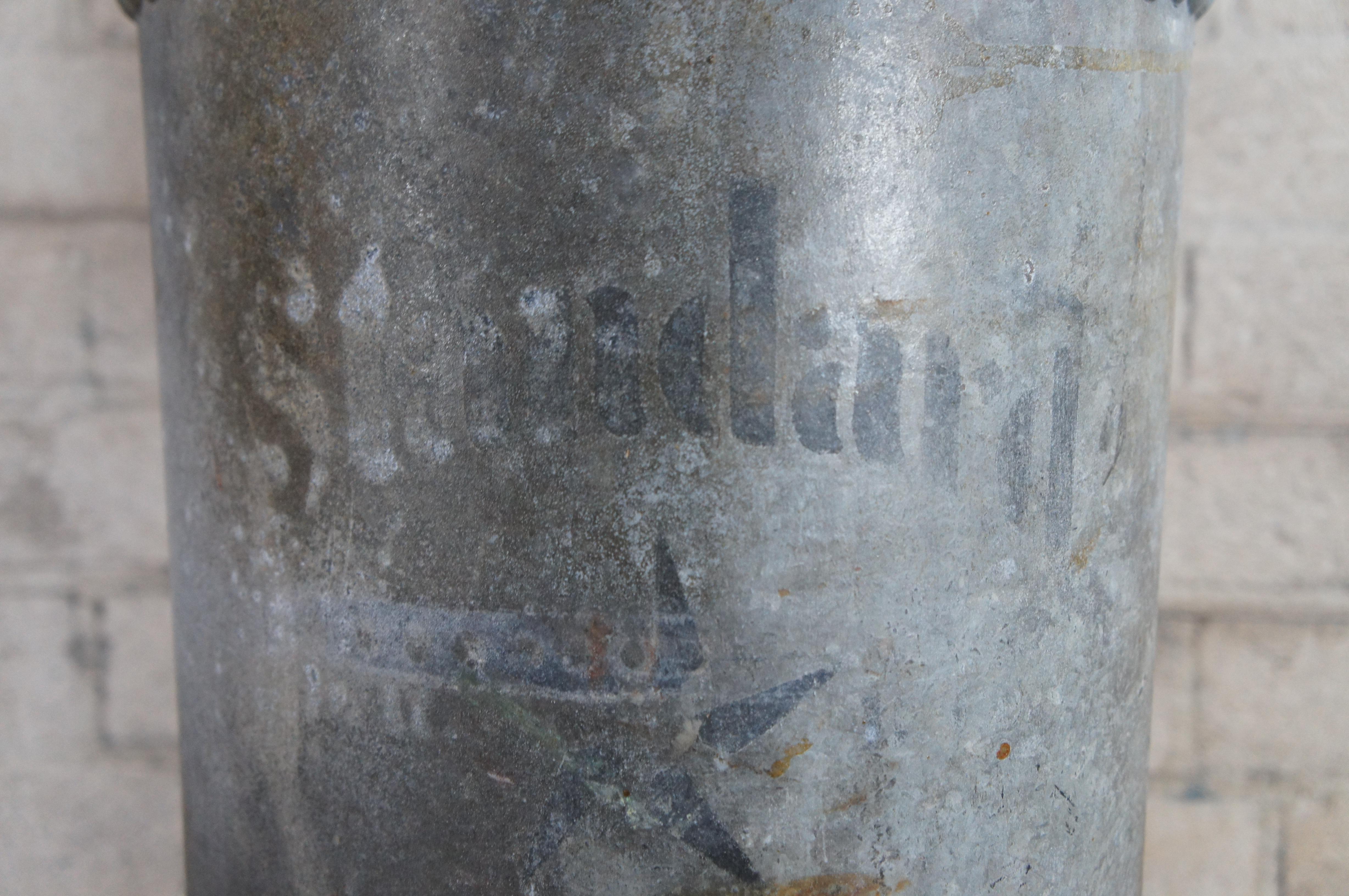 20th Century Antique Standard Industrial Copper Steam Water Heater Tank Dayton Ohio 43