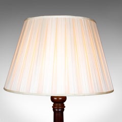 Antike antike Standardlampe, englisch, edwardianisch, William IV. Bettpost-Leuchte, um 1910