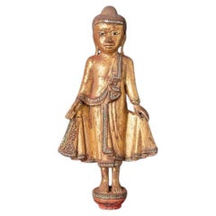 Antique Standing Mandalay Buddha from Burma