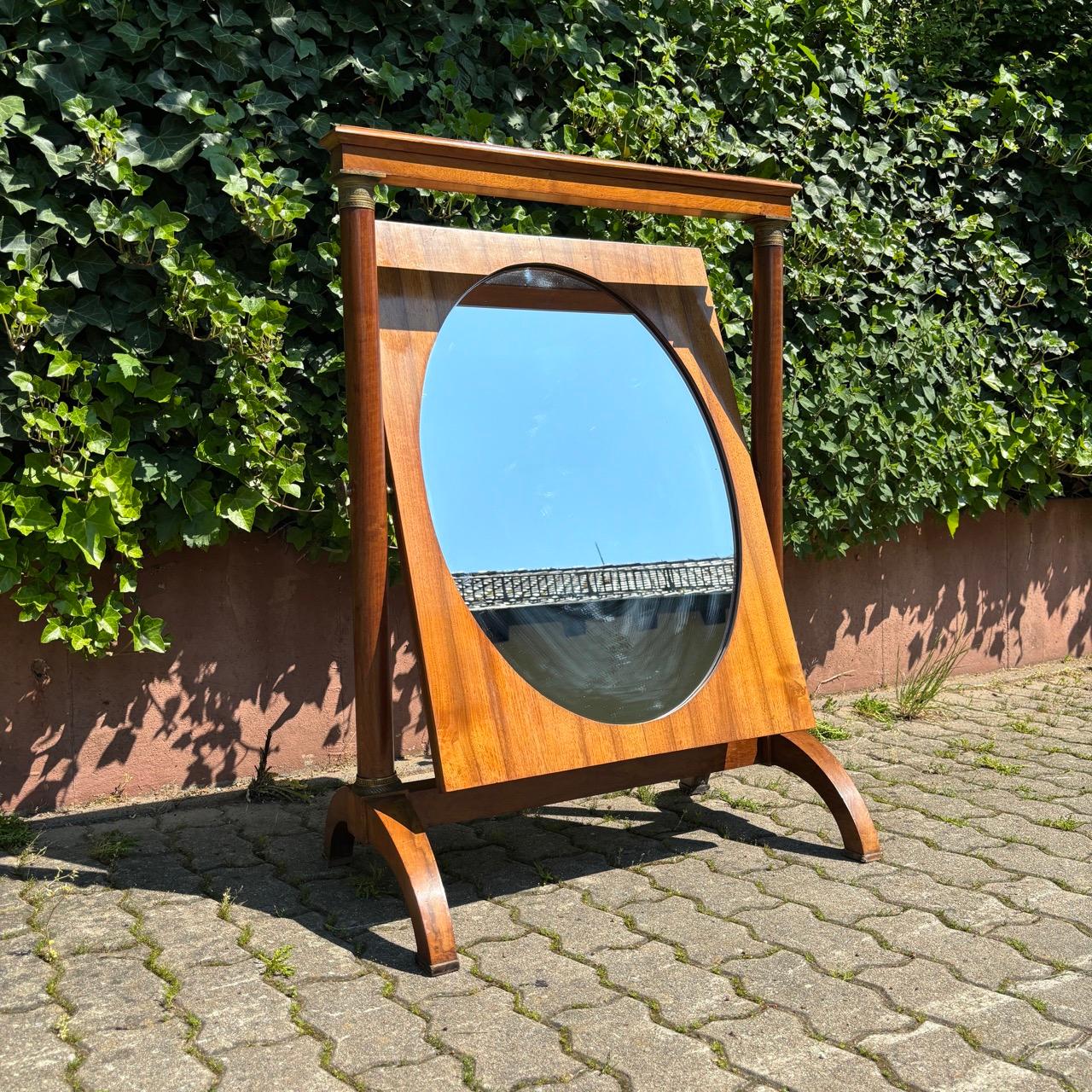 Antique Mirror  Classicismo - Impero  Noce in vendita 4