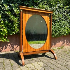 Antique standing mirror  Classicism - Empire  Walnut