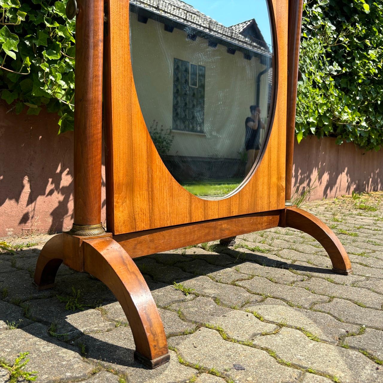 Antique Mirror  Classicismo - Impero  Noce in vendita 2