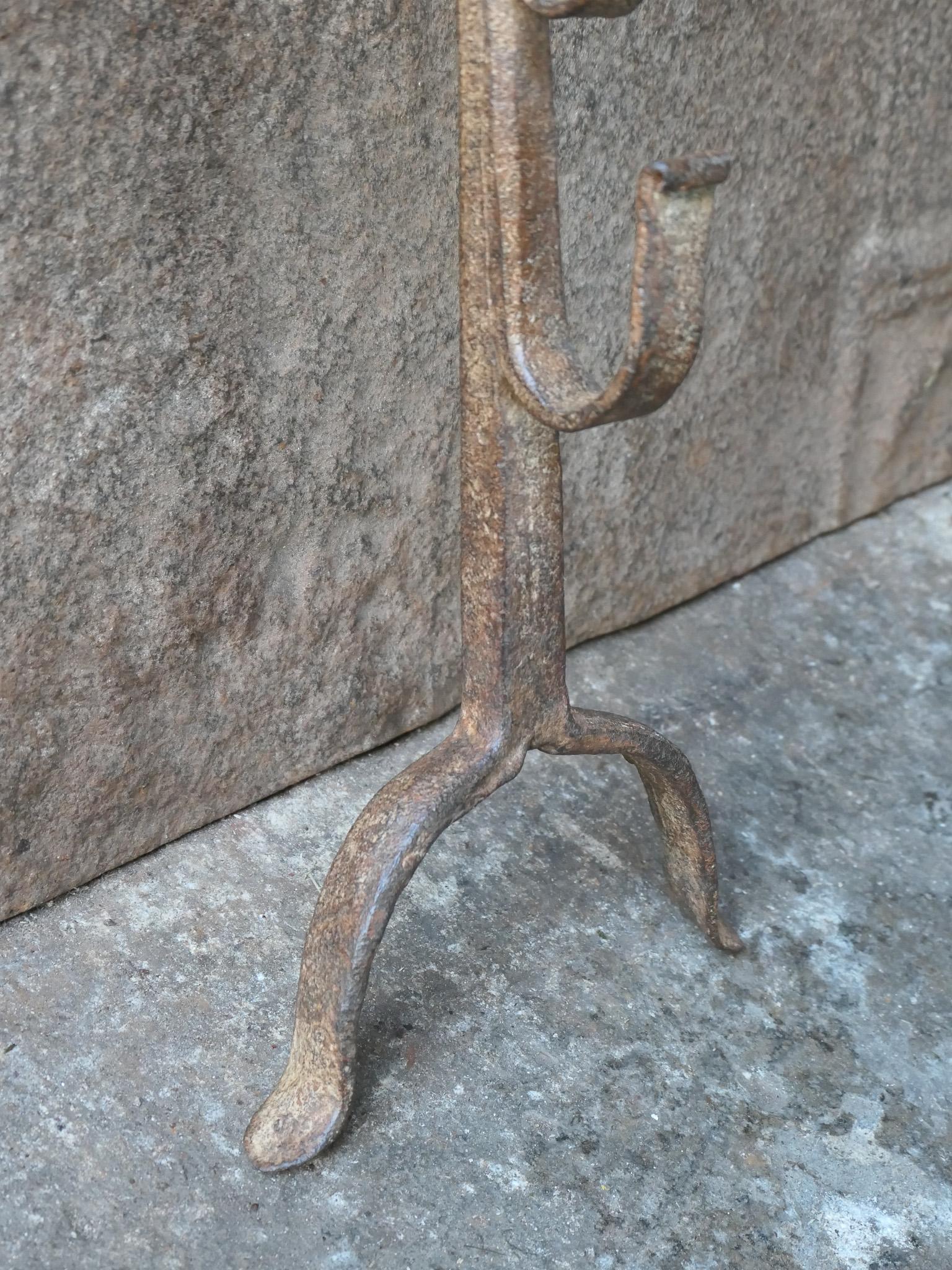 Antique Standing Spit Rack, 17th Century For Sale 1