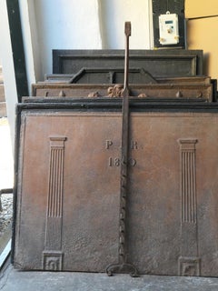 Antique Standing Spit Rack, 19th-20th Century