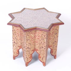 Antique Star Form Occasional or Cocktail Table